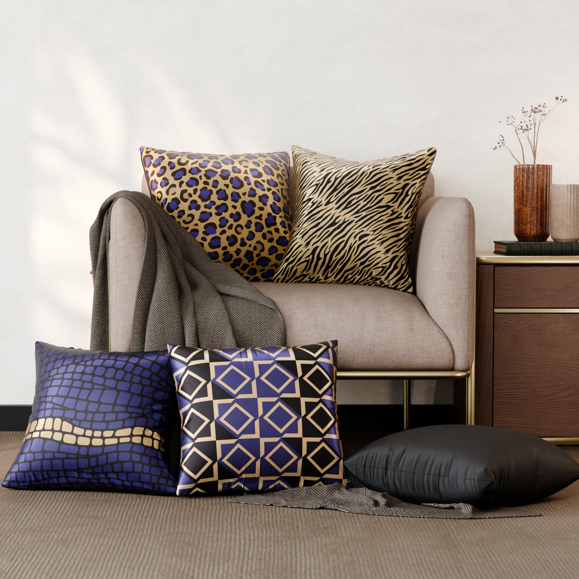 Charlotte’s Muse Cushion Cover 5 Pc Set