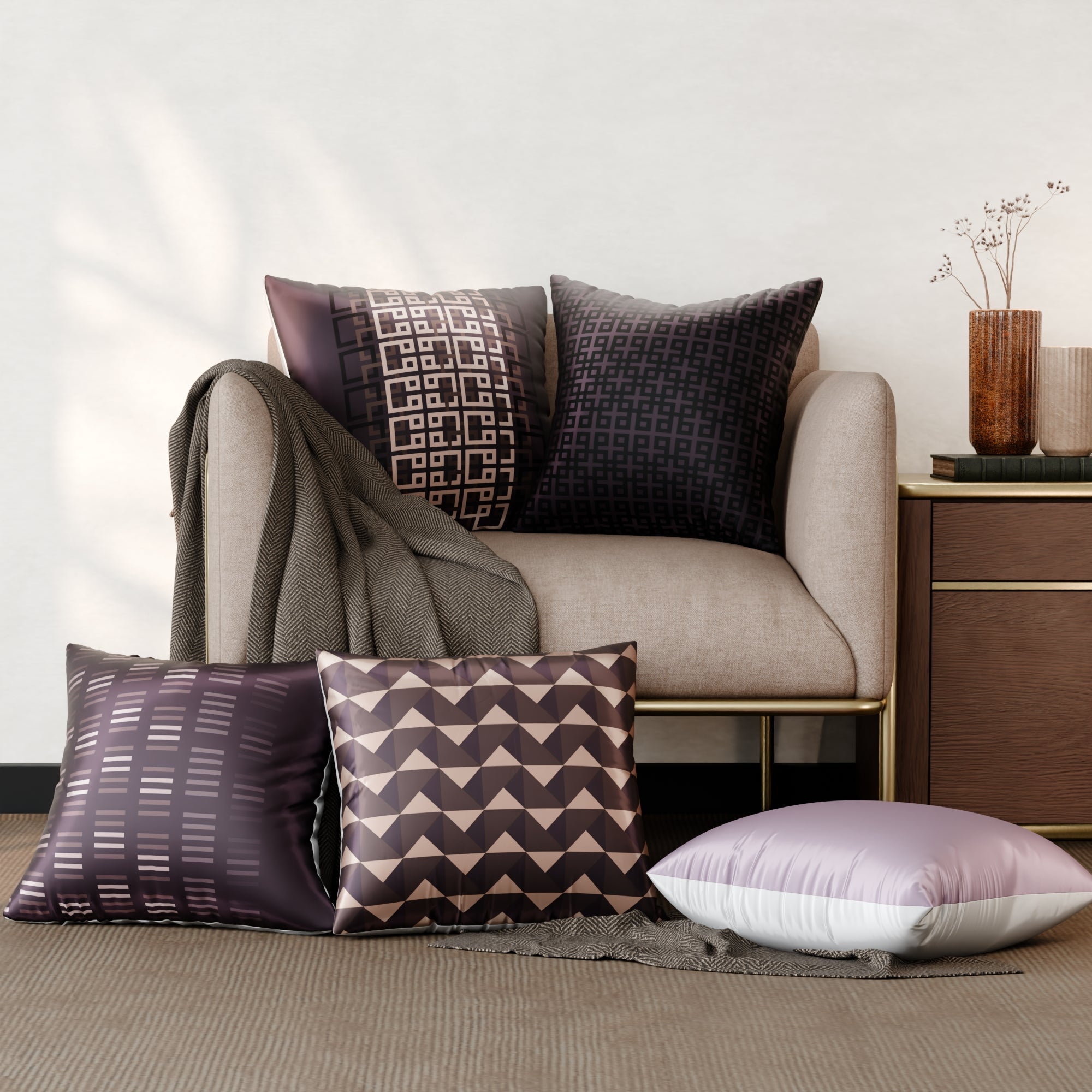Charlotte’s Poise Cushion Cover 5 Pc Set