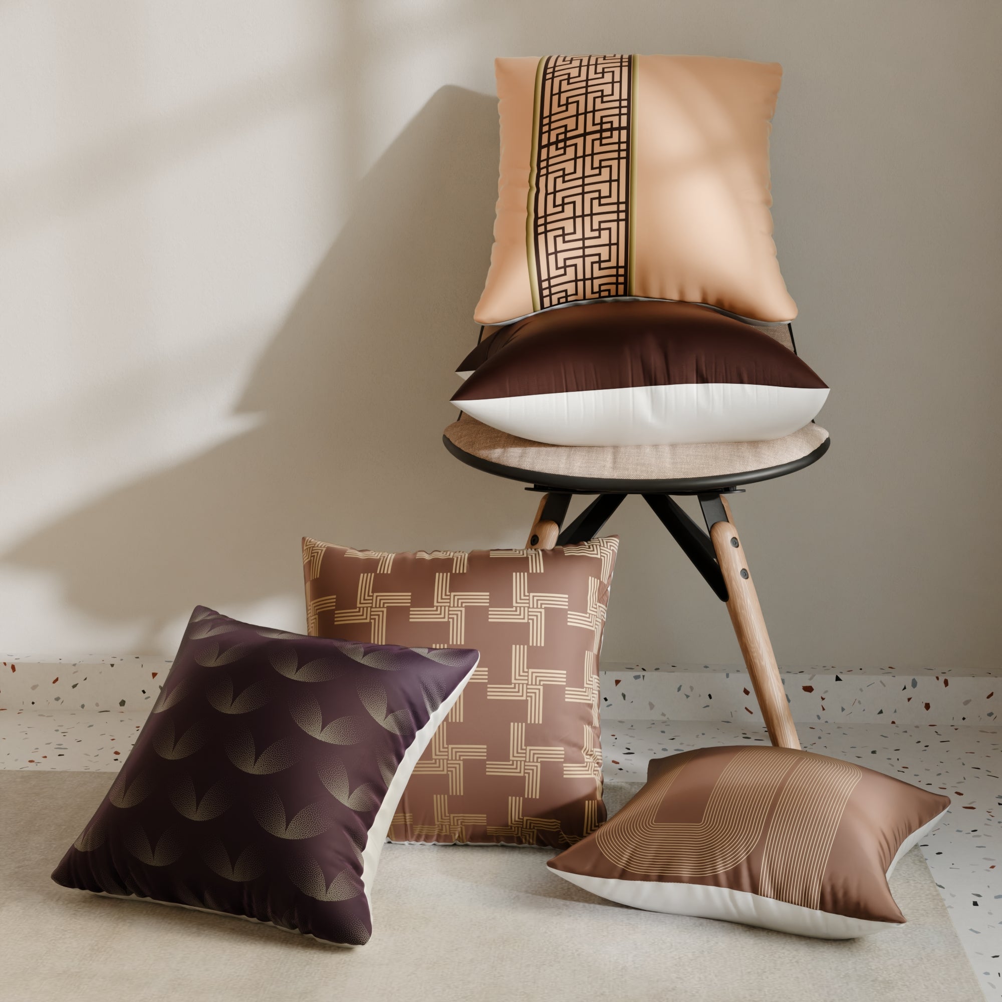 Cordelia’s Curtsey Cushion Cover 5 Pc Set
