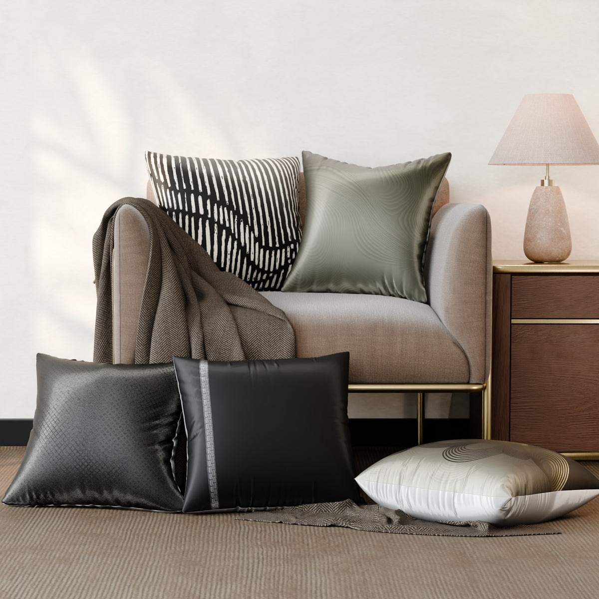 Cordelia’s Honour Cushion Cover 5 Pc Set