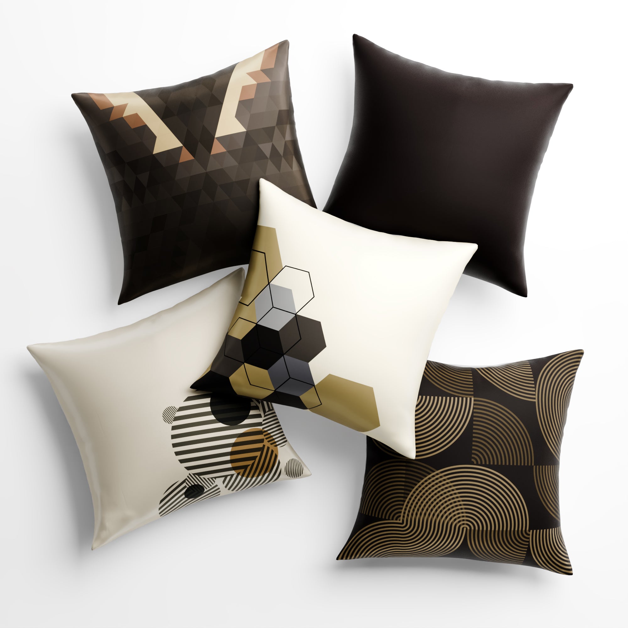 Cordelia’s Heart Cushion Cover 5 Pc Set