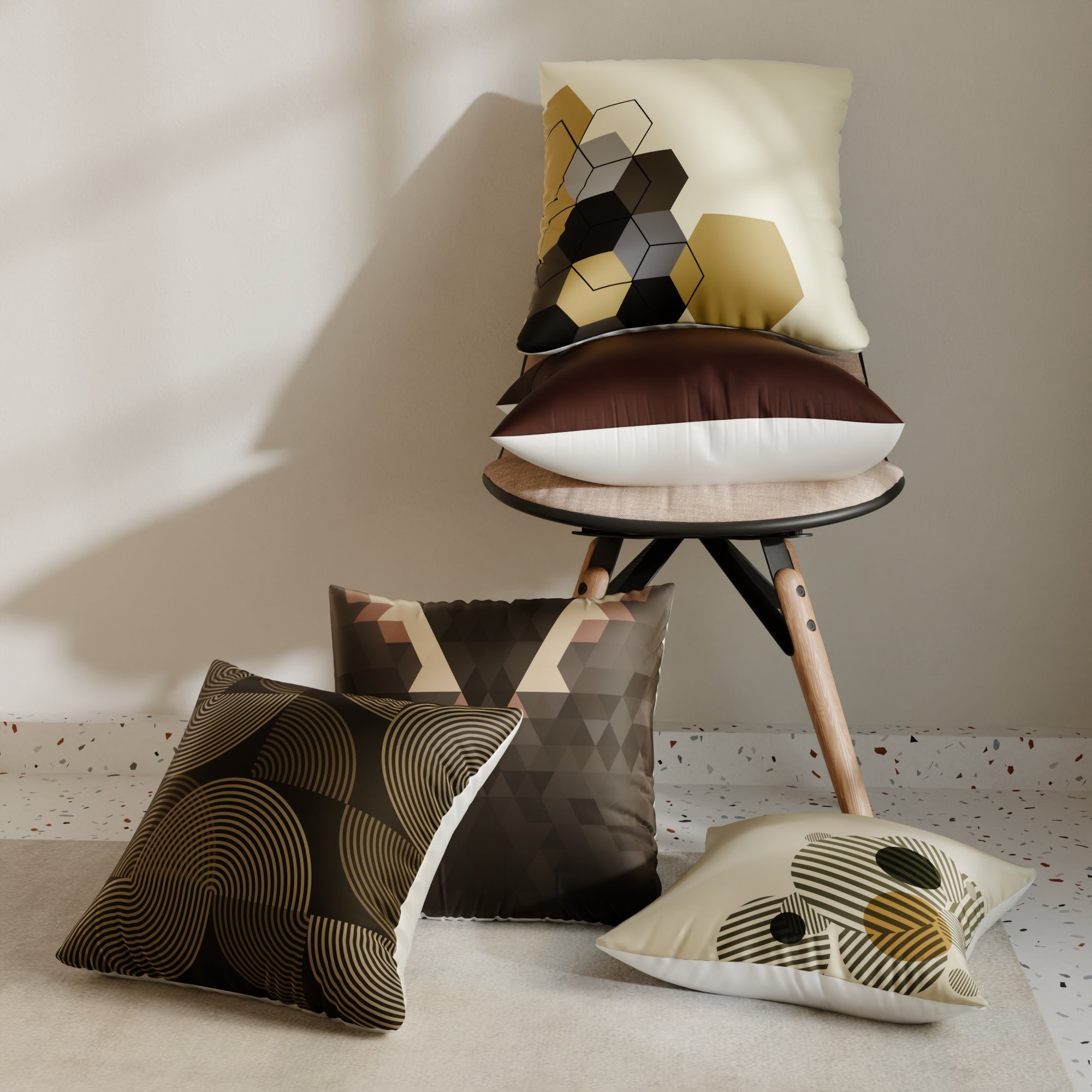 Cordelia’s Heart Cushion Cover 5 Pc Set