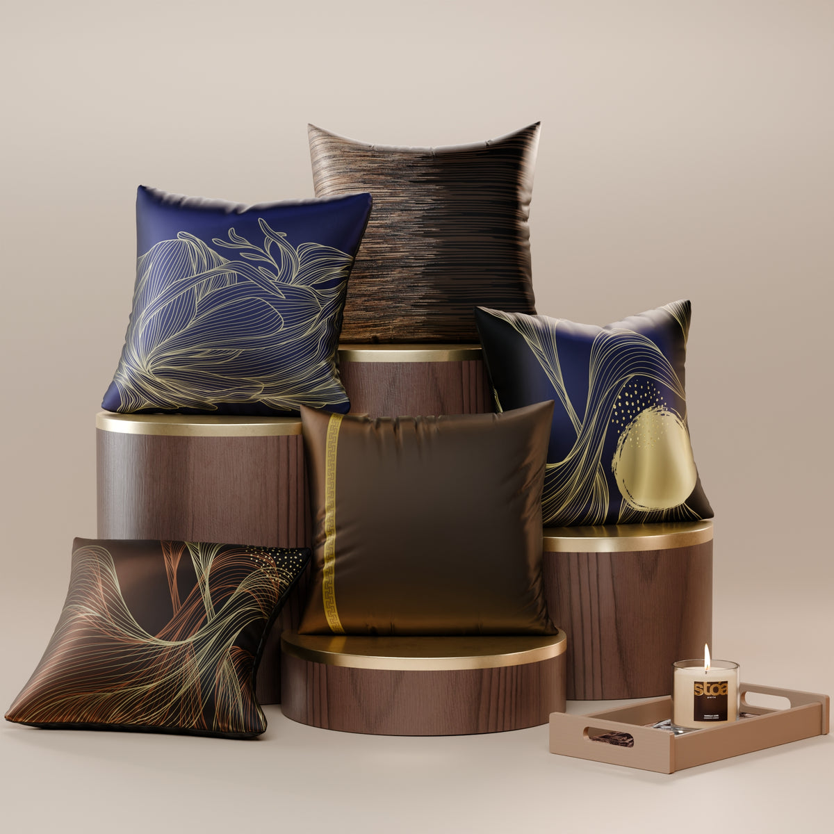 Ophelia’s Ballad Cushion Cover 5 Pc Set