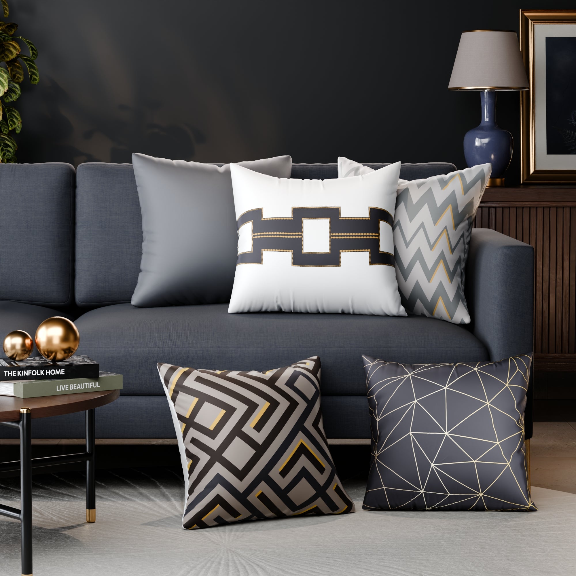 Ophelia’s Mirage Cushion Cover 5 Pc Set