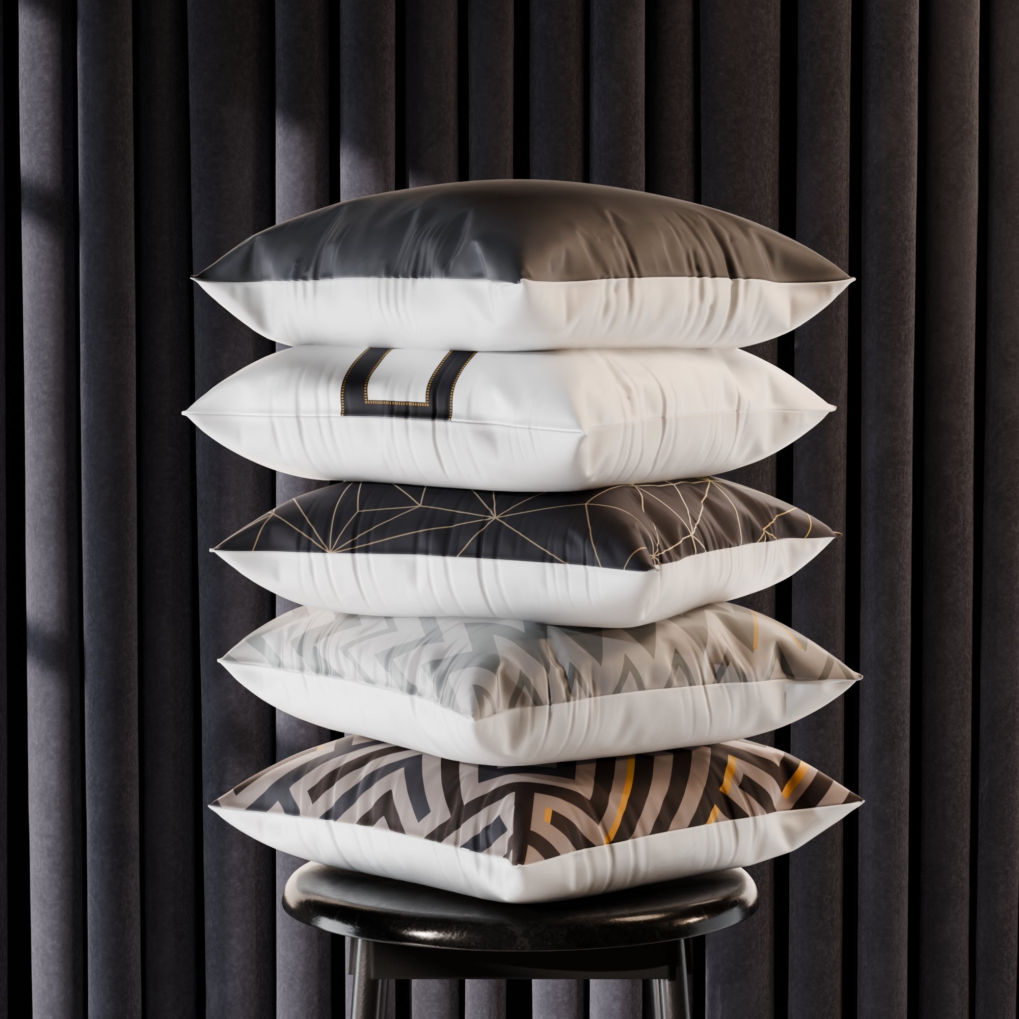 Ophelia’s Mirage Cushion Cover 5 Pc Set