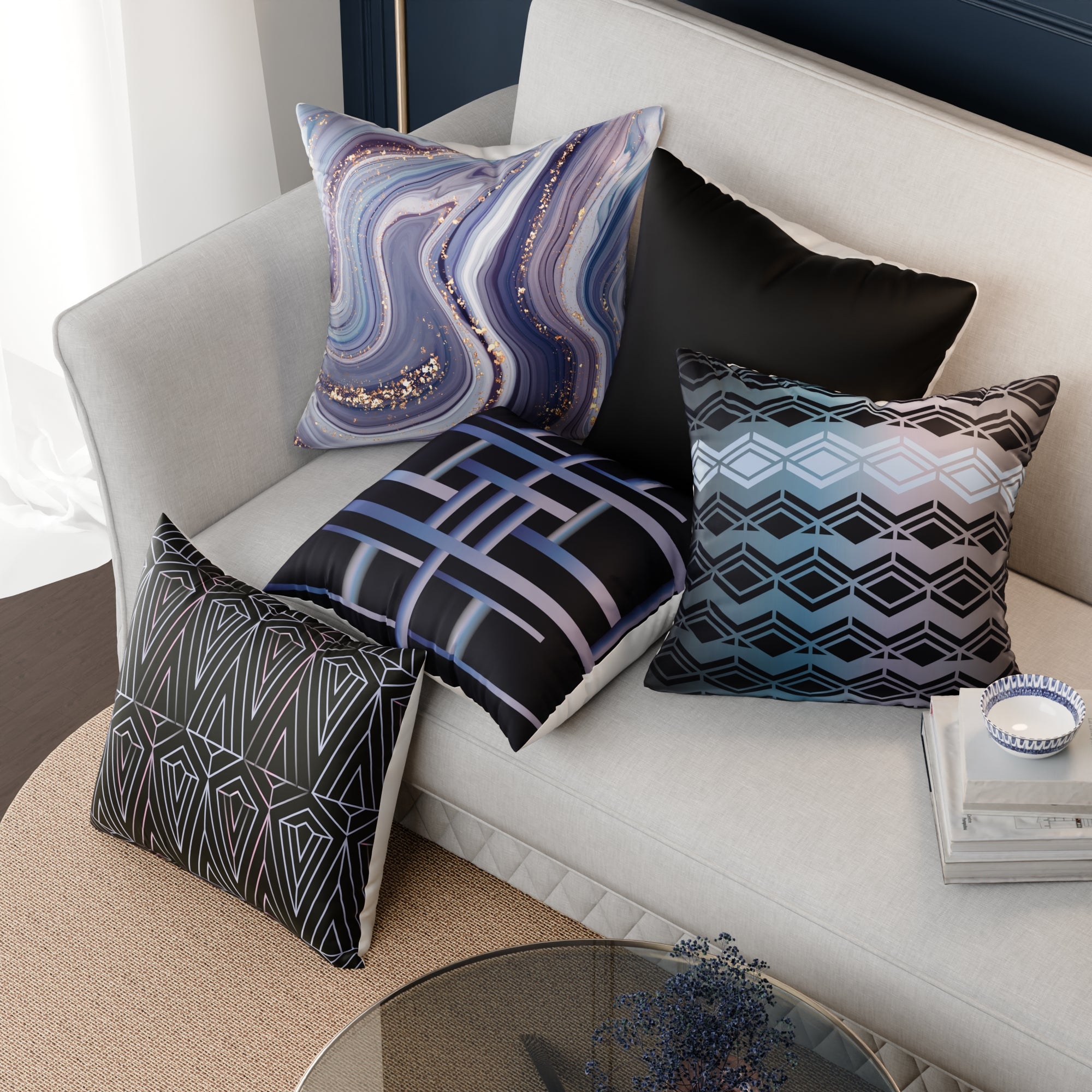 Ophelia’s Serenade Cushion Cover 5 Pc Set