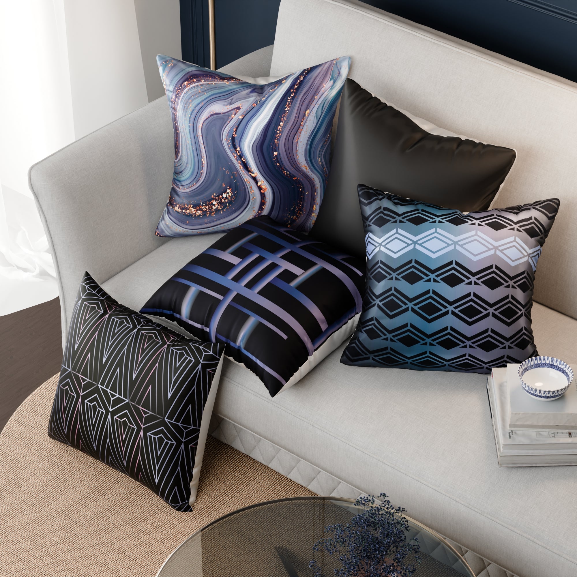 Ophelia’s Serenade Cushion Cover 5 Pc Set