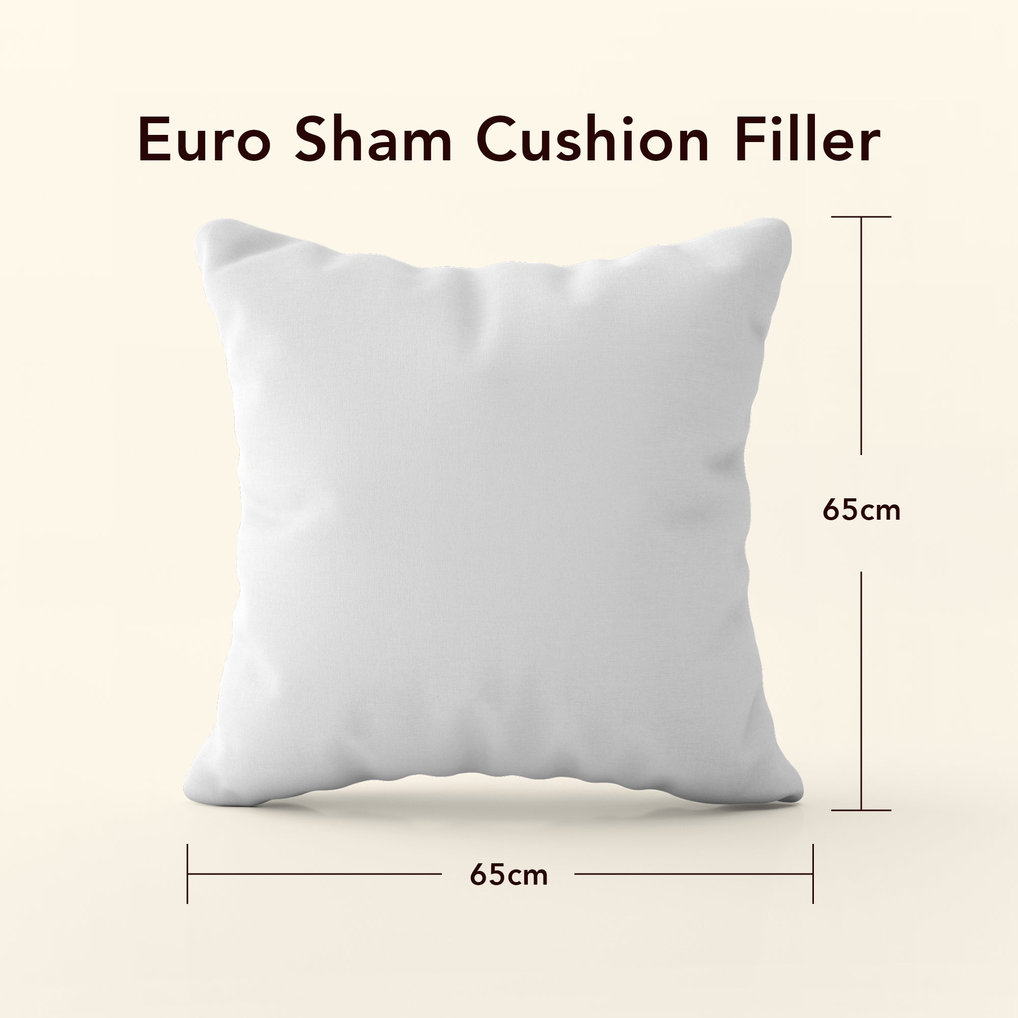 Microfiber Euro Sham Filler