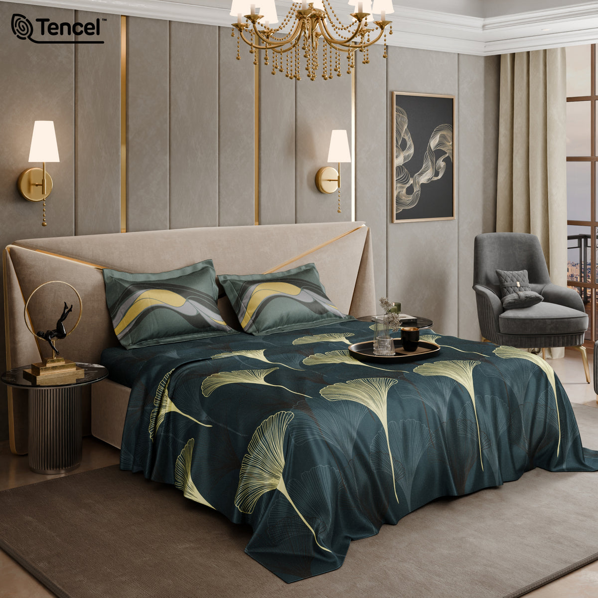 The Midnight Ballroom Tencel™ Bedsheet Set