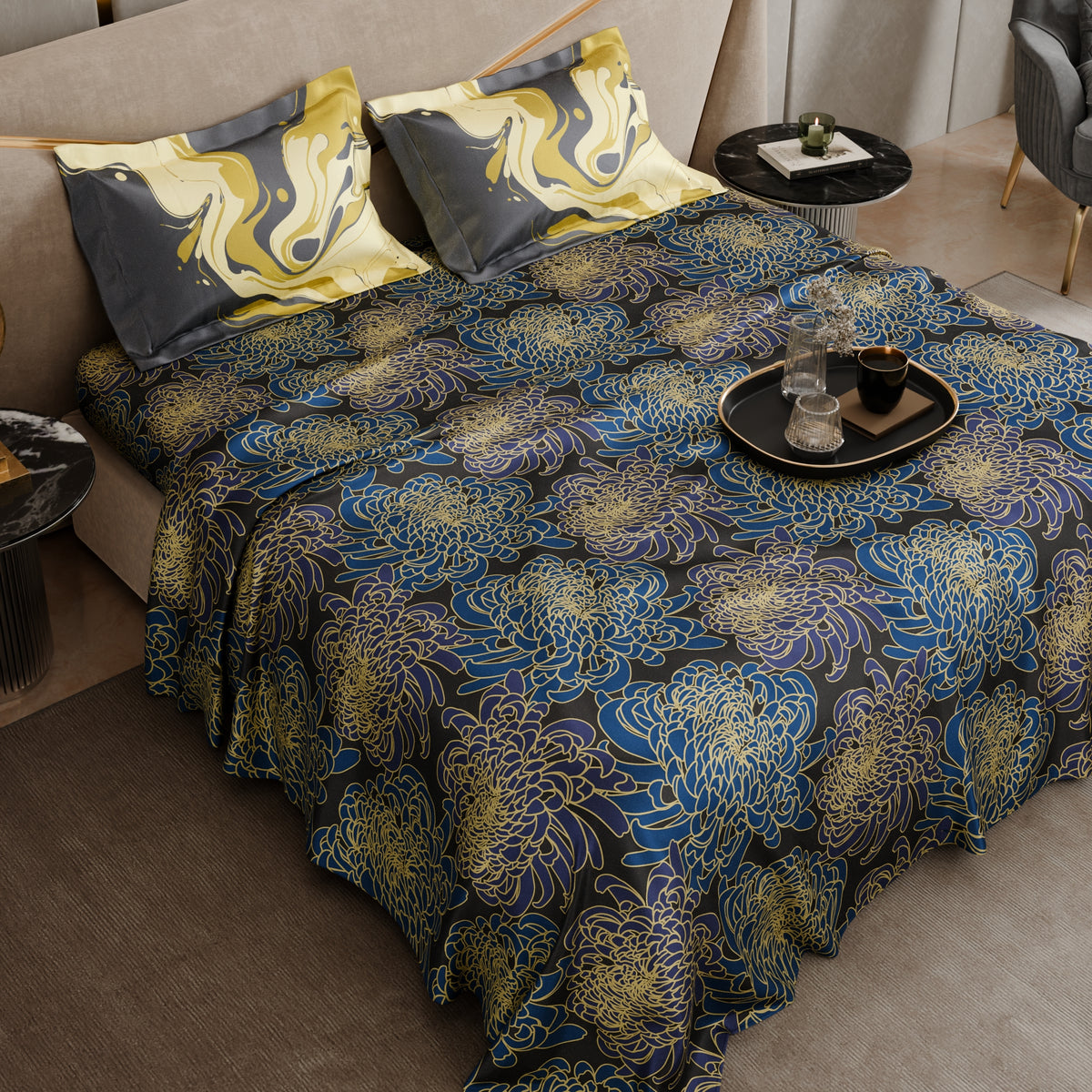 The Sapphire Gallerie Tencel™ Bedsheet Set
