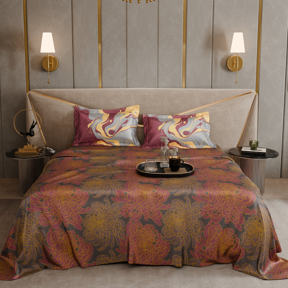 The Garnet Gallerie Tencel™ Bedsheet Set