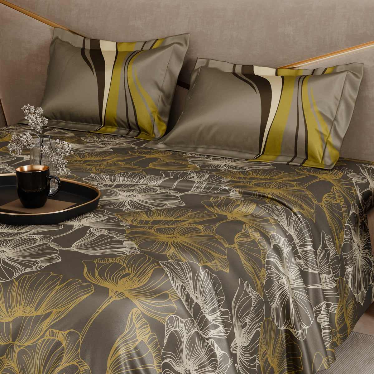 The Amber Courtyard Tencel™ Bedsheet Set