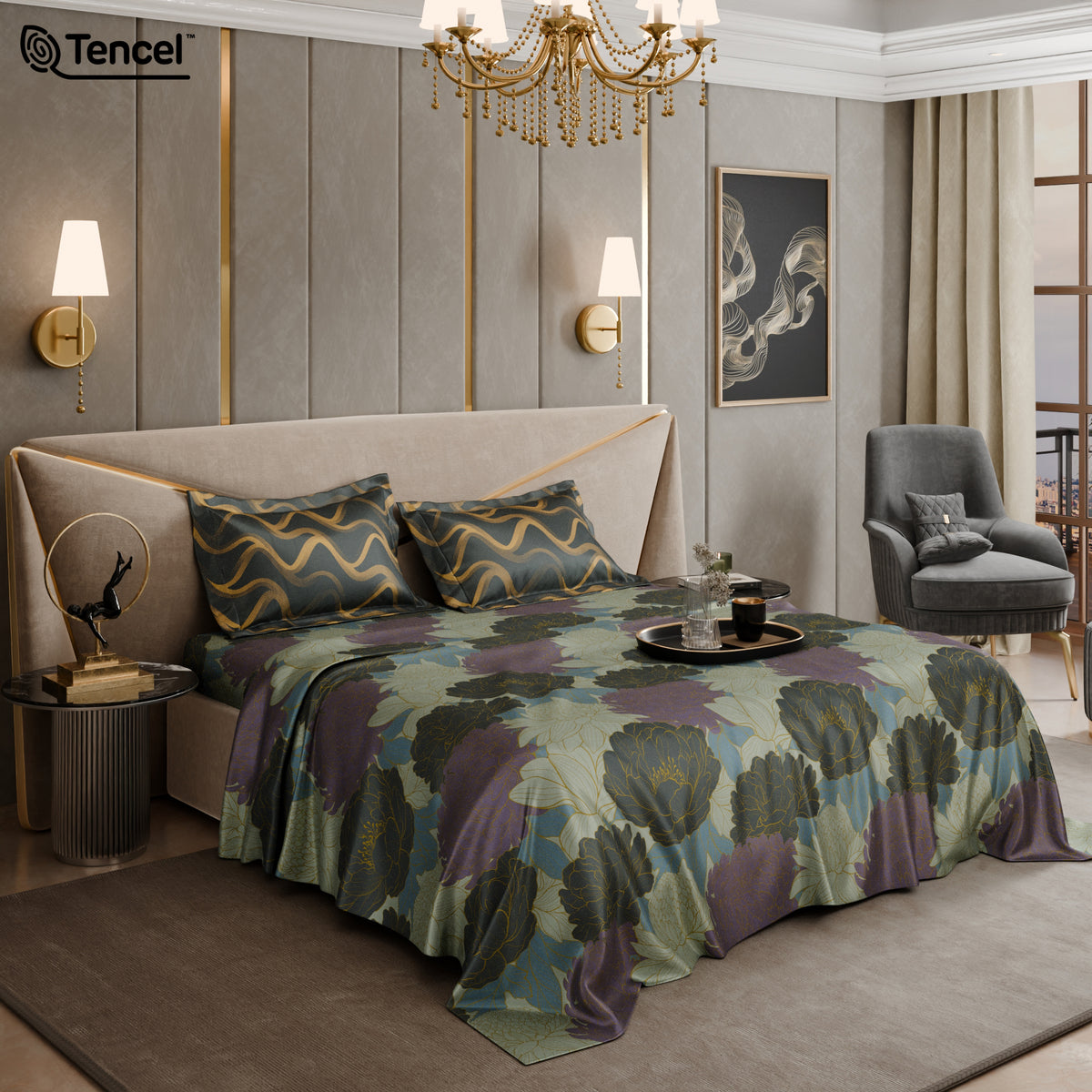 The Twilight Court Tencel™ Bedsheet Set