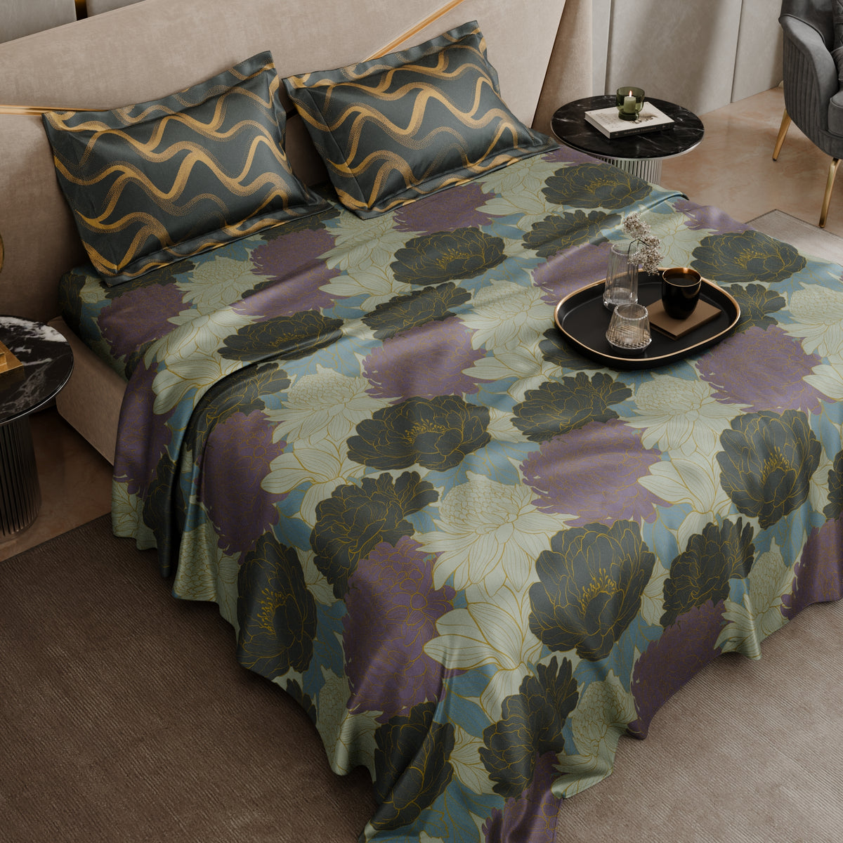 The Twilight Court Tencel™ Bedsheet Set