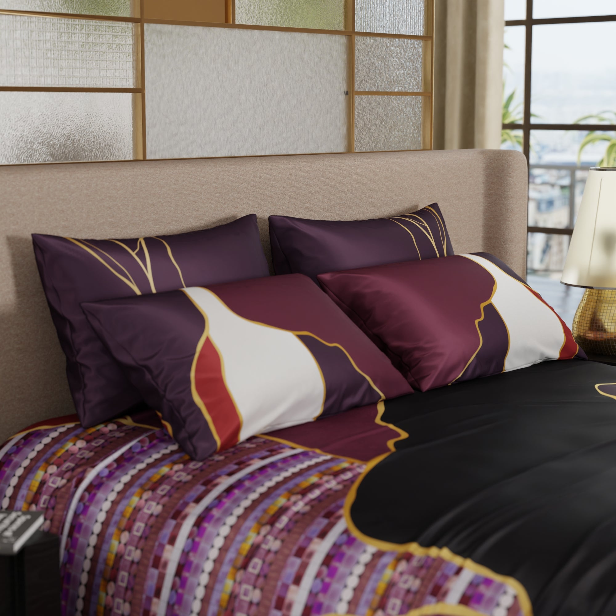 Ruby Rhapsody Bedsheet Set