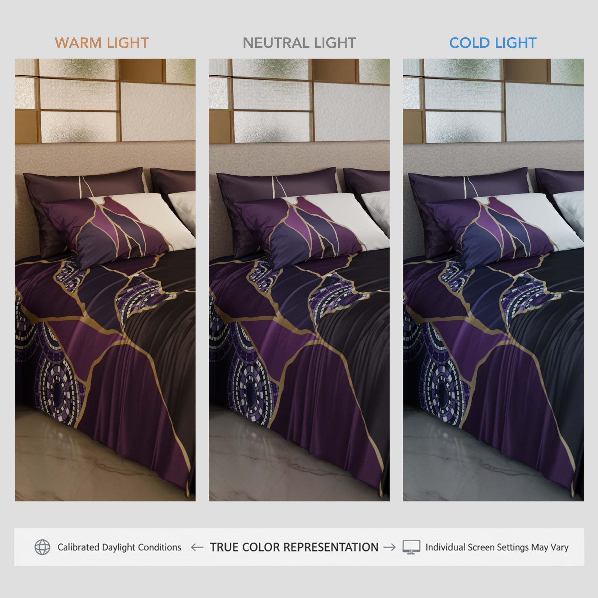 Burgundy Prism Bedsheet Set