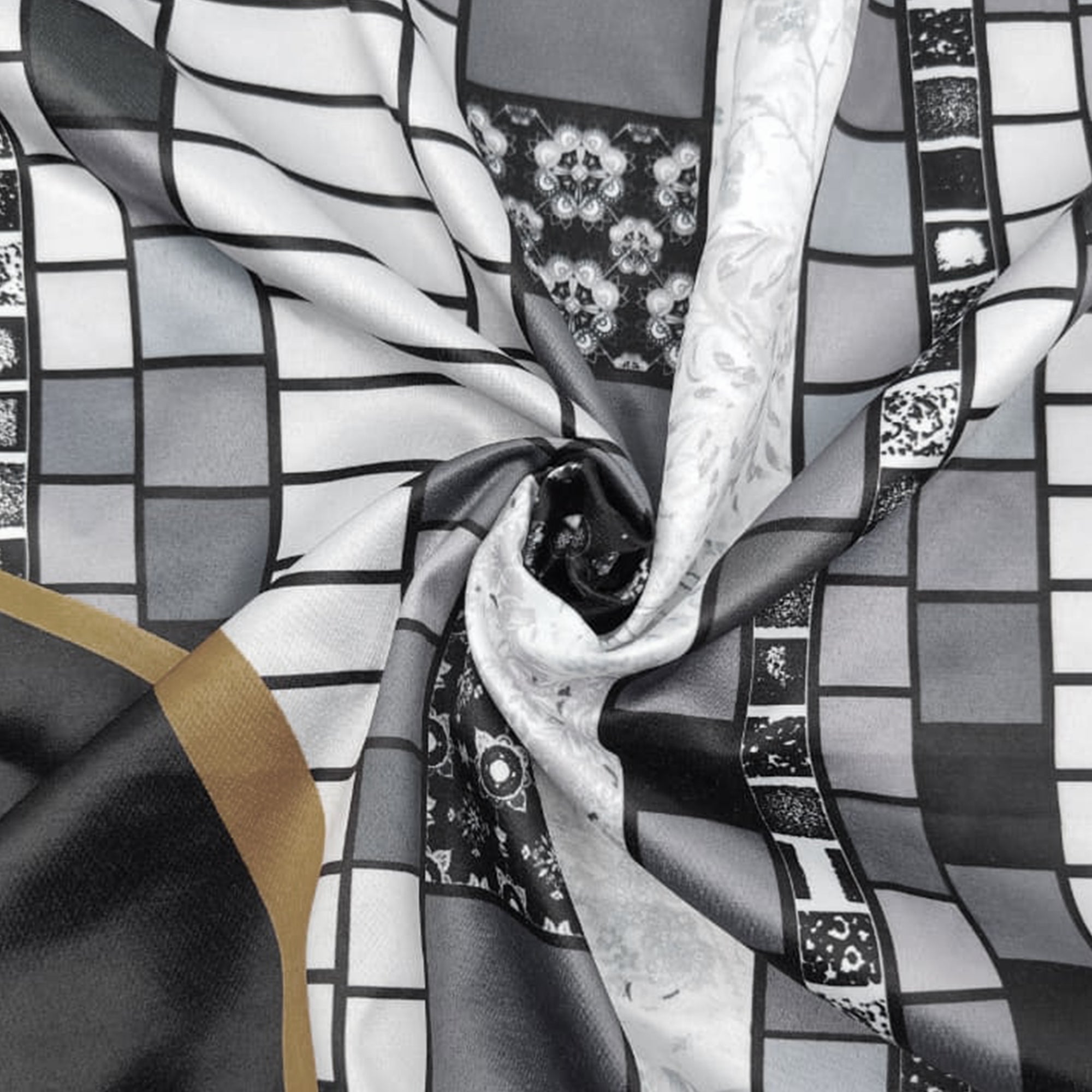 Charcoal Mirage Enriched Cotton Bedsheet Set