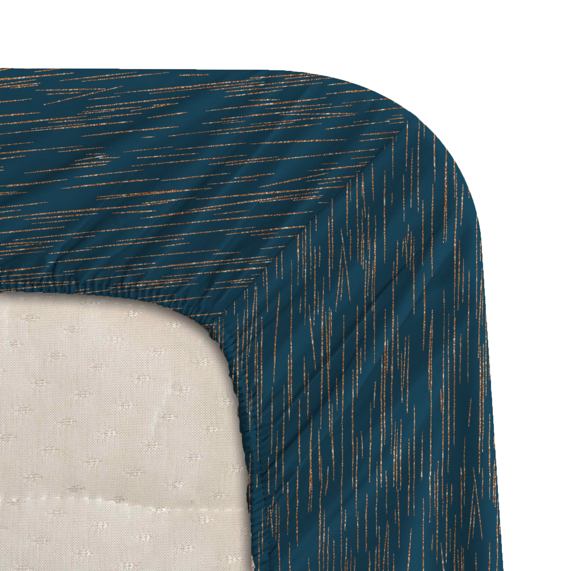 Azzure Dazzle Luxstre Cotton Fitted Sheet Set
