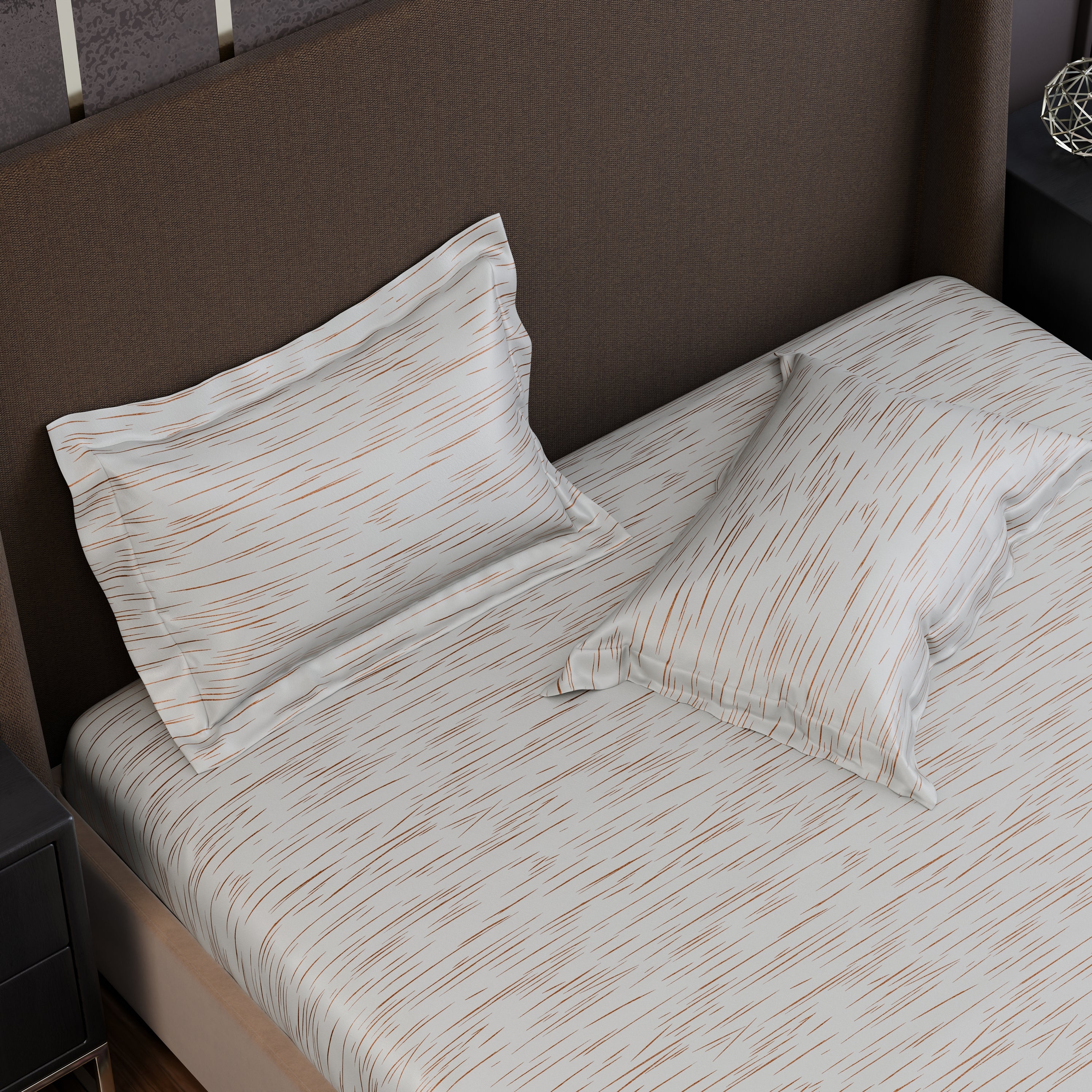 Ivory Rose Luxstre Cotton Fitted Sheet Set