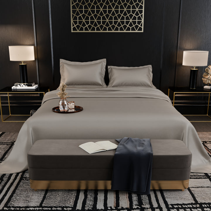 Dune Dusk Luxstre Cotton Bedsheet Set