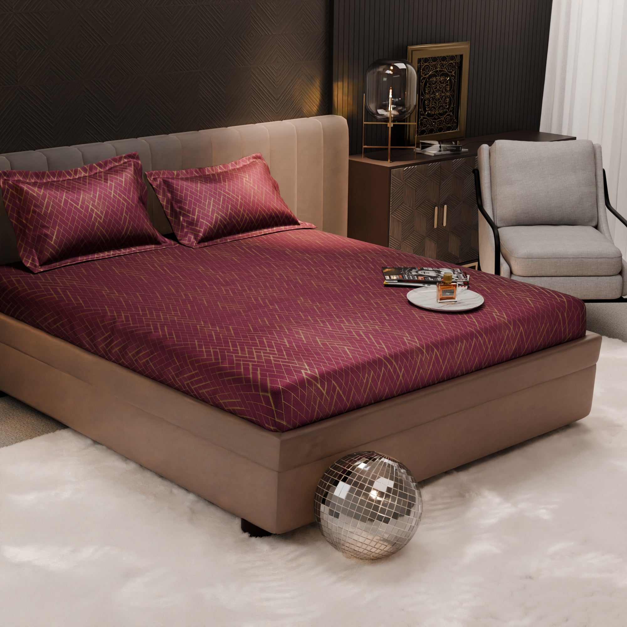 Toulouse After Hours Fitted Bedsheet Set