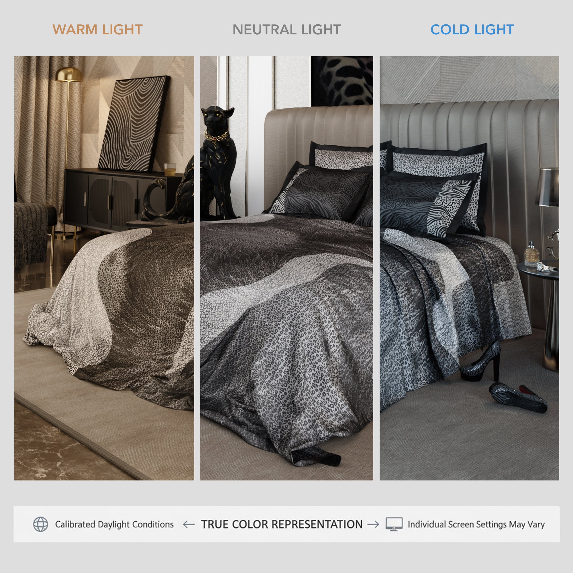 Night Safari Enriched Cotton Bedsheet Set