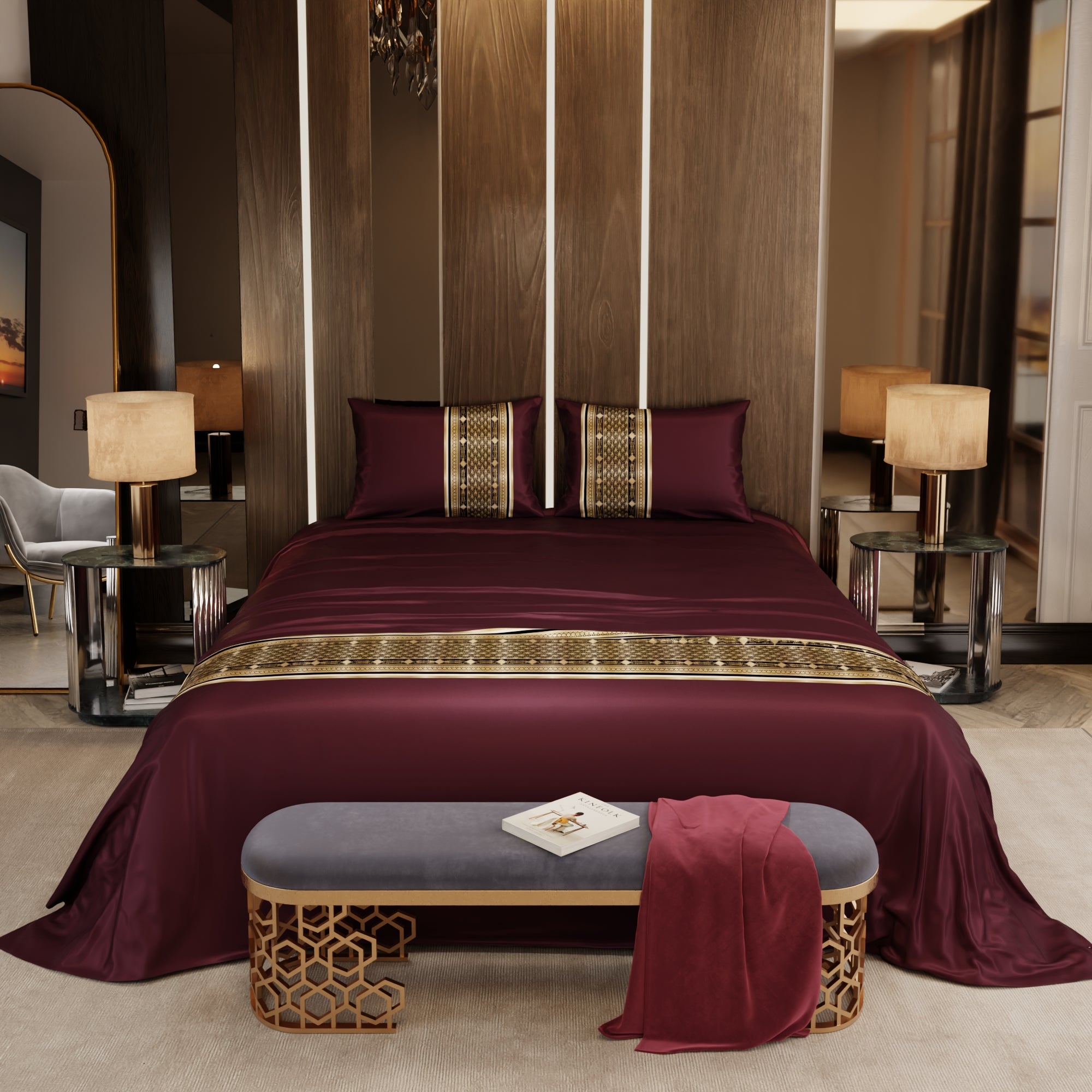 Royal Treasures Double Bedsheet Set
