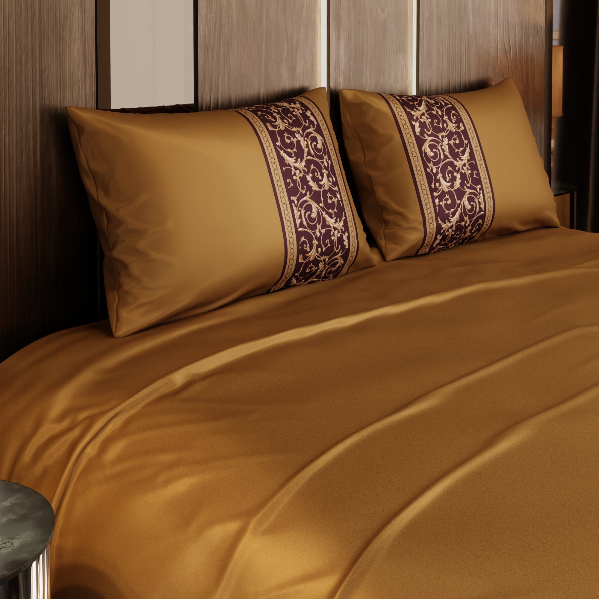 Grandeur of the Sun Double Bedsheet Set