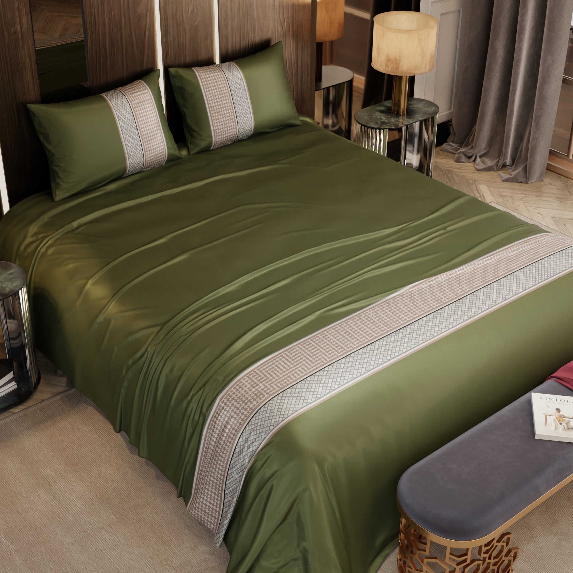Palace Gardens Double Bedsheet Set