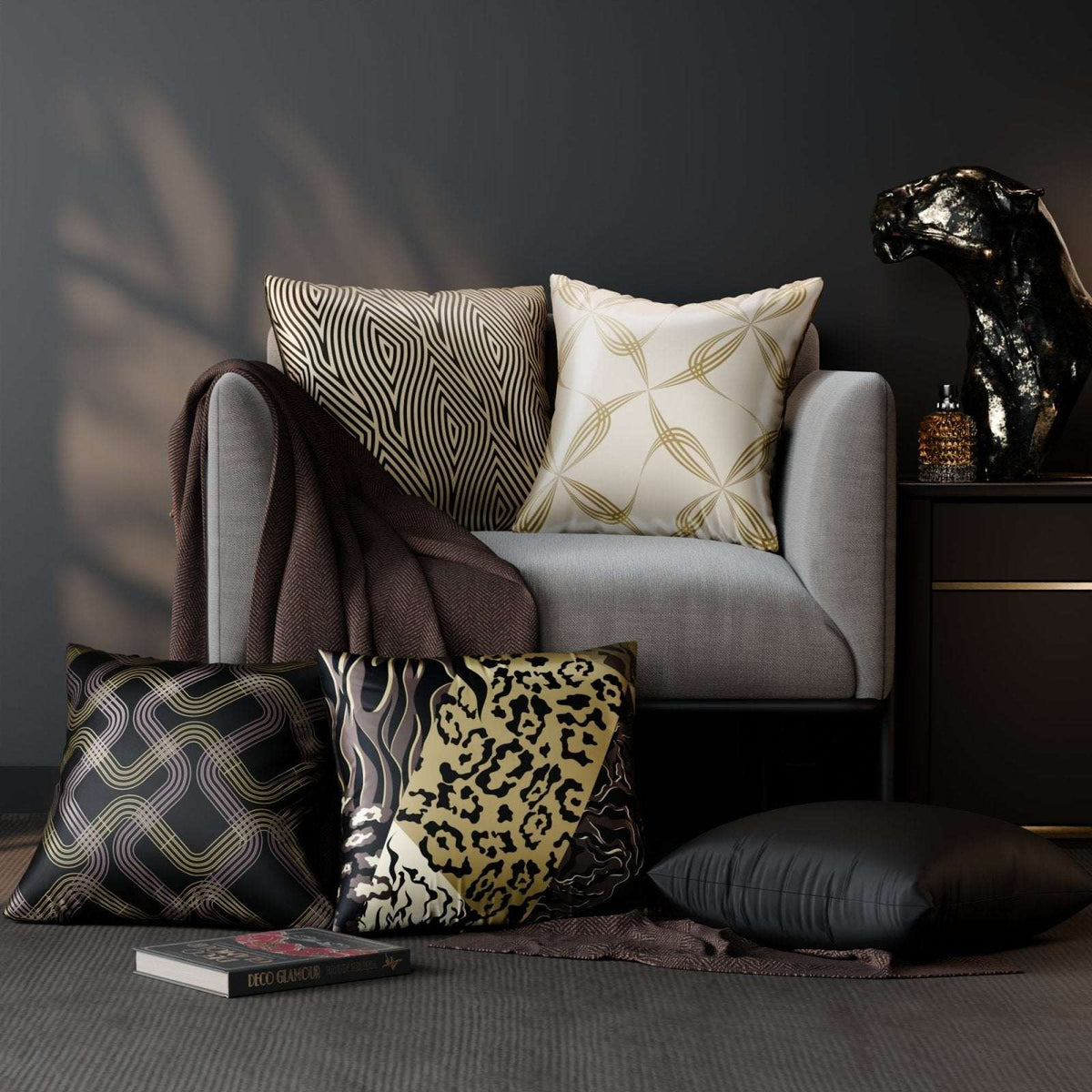 Anastasia’s Sovereign Cushion Cover 5 Pc Set