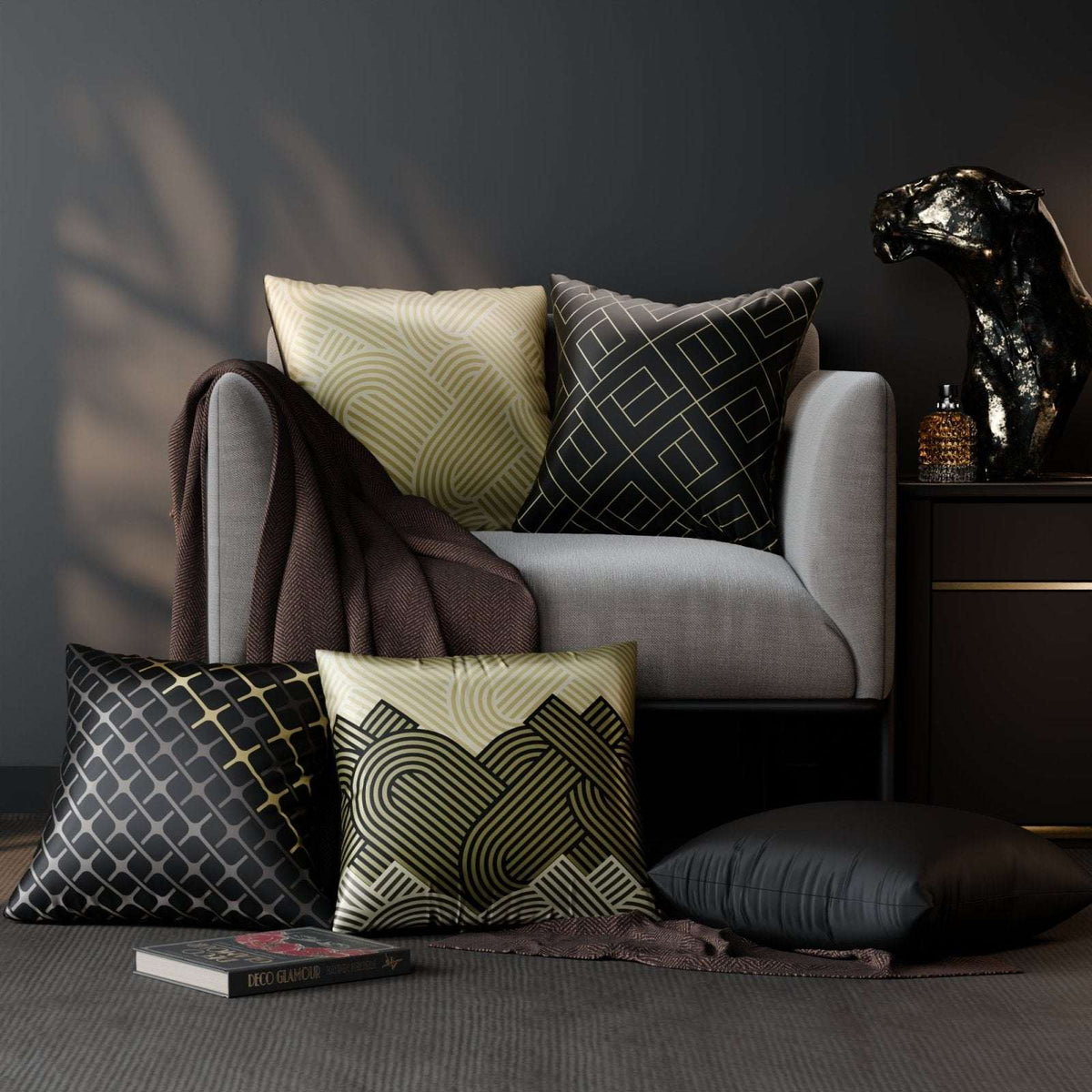 Anastasia’s Waltz Cushion Cover 5 Pc Set