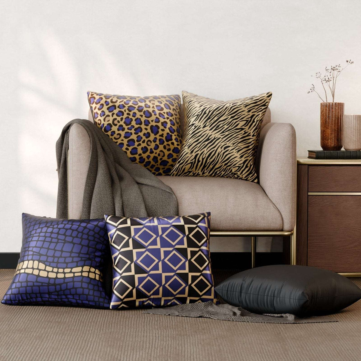 Charlotte’s Muse Cushion Cover 5 Pc Set