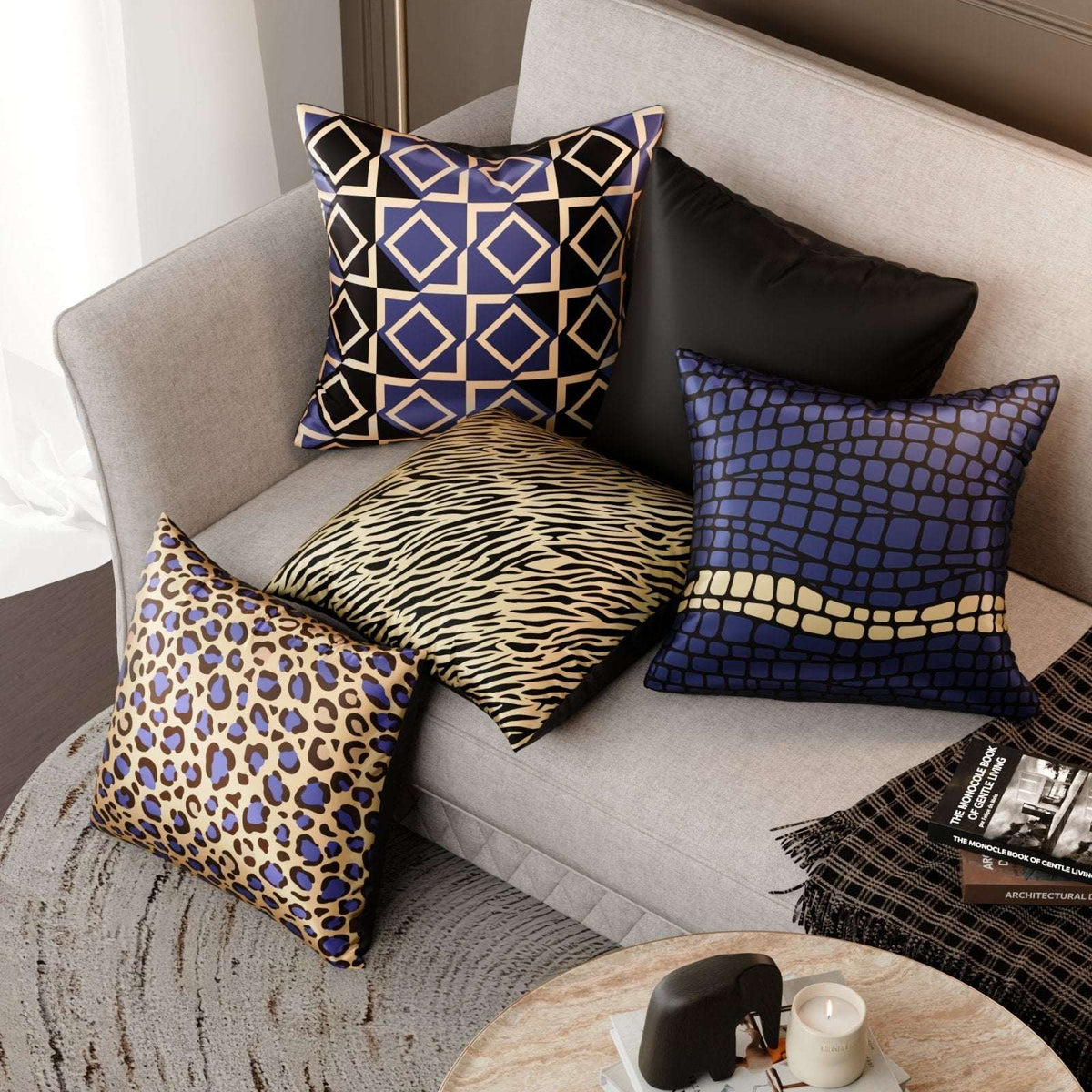 Charlotte’s Muse Cushion Cover 5 Pc Set