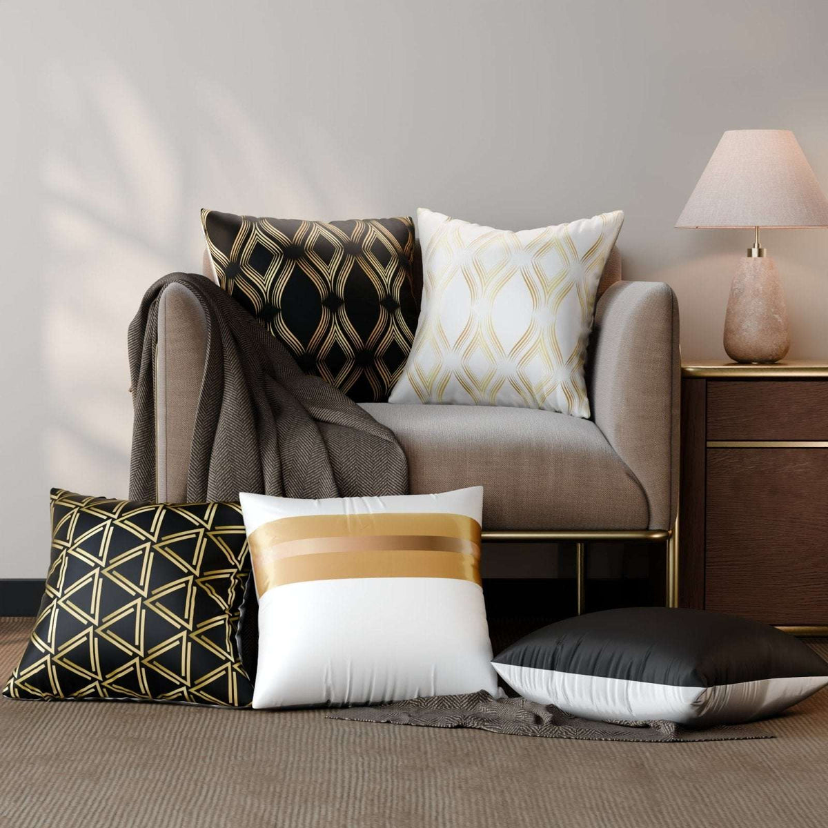 Cordelia’s Pride Cushion Cover 5 Pc Set