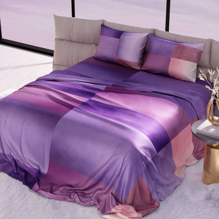 Lavender Haze Ultra Satin Bedsheet Set