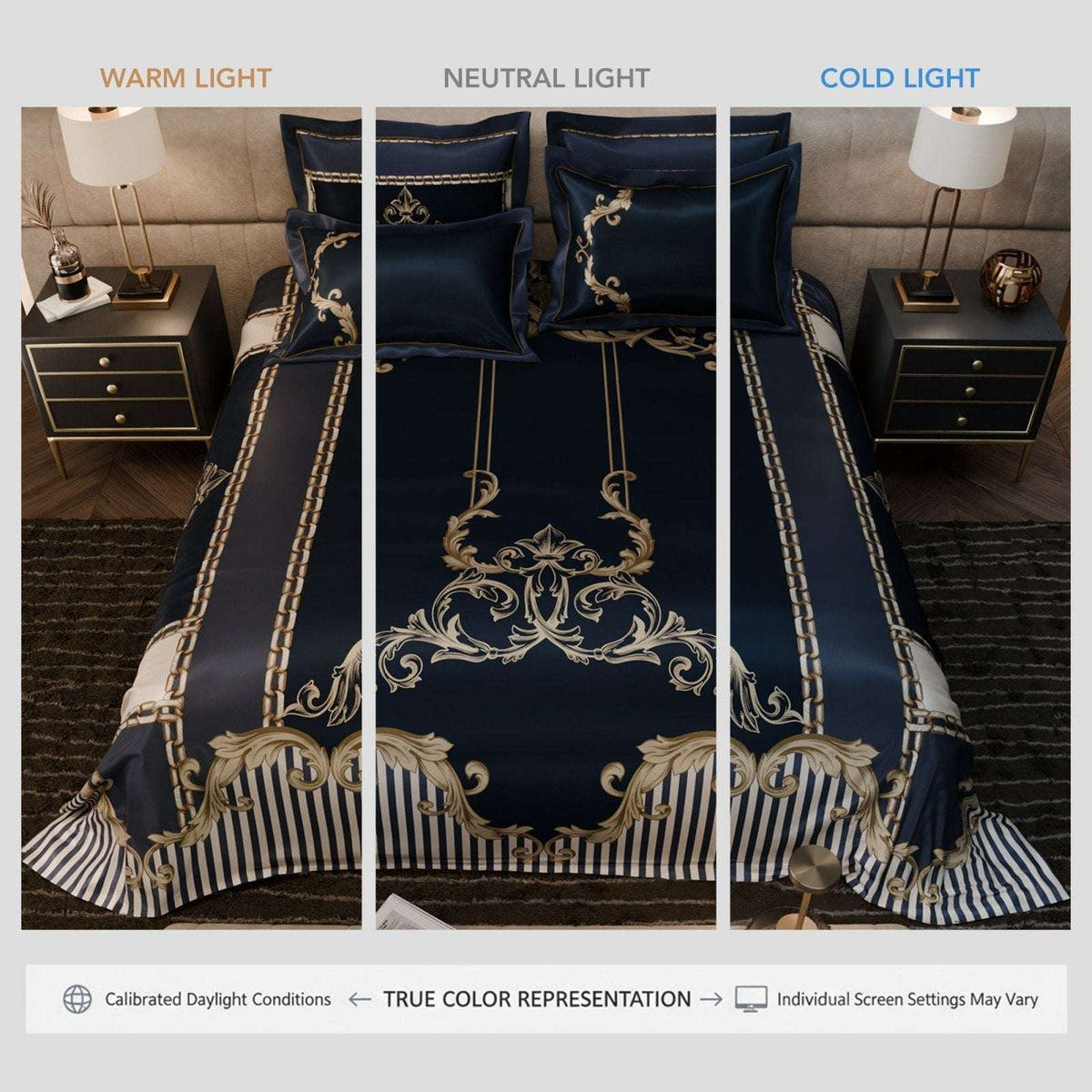 Majestic Regalia UltraSatin Bedsheet Set