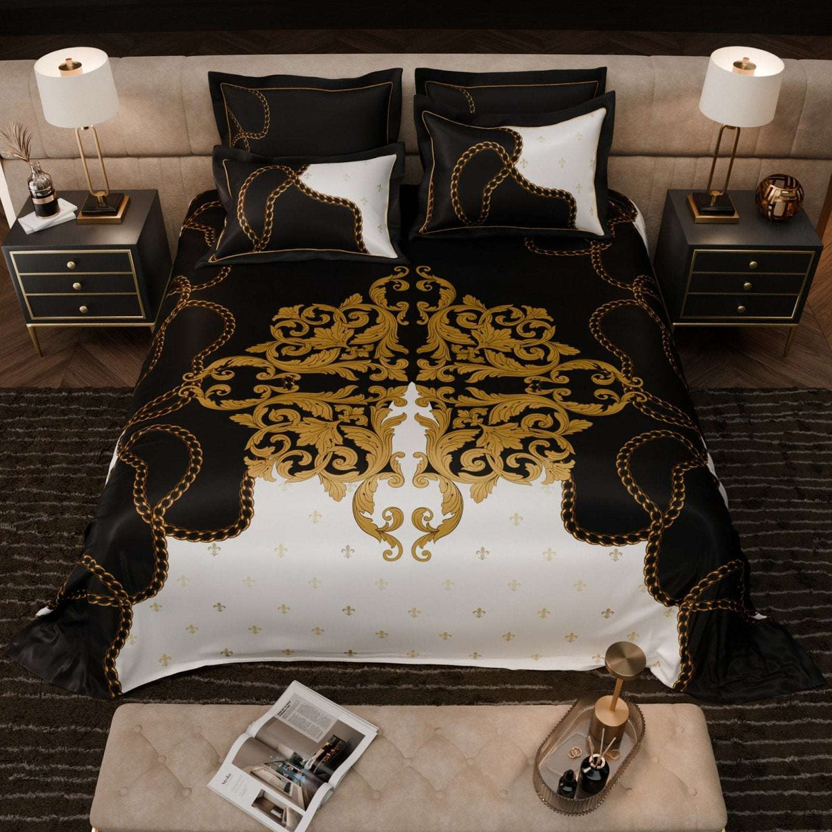 Masquerade Drama UltraSatin Bedsheet Set