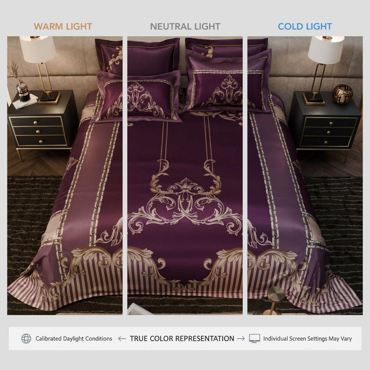 Opera Rouge UltraSatin Bedsheet Set