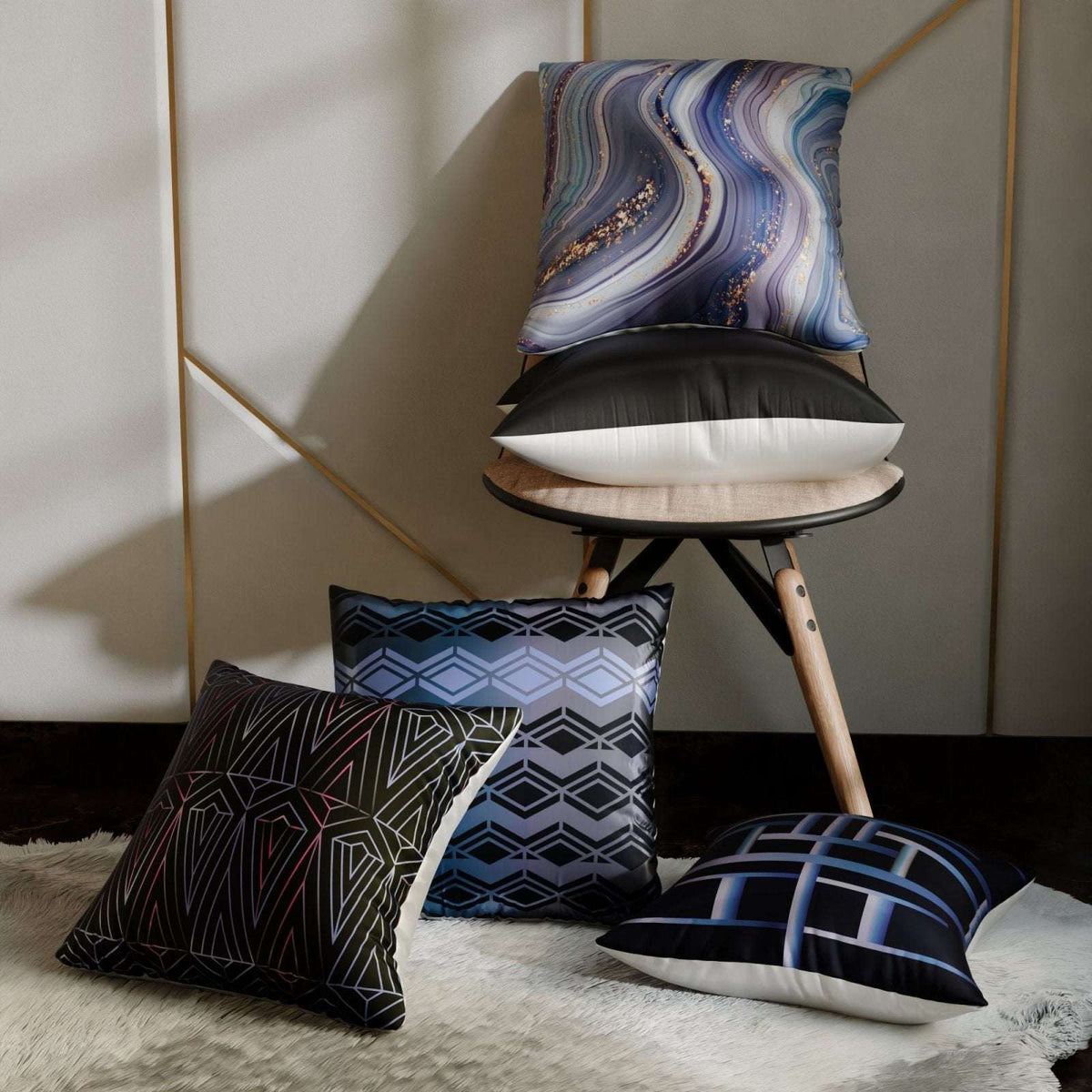 Ophelia’s Serenade Cushion Cover 5 Pc Set