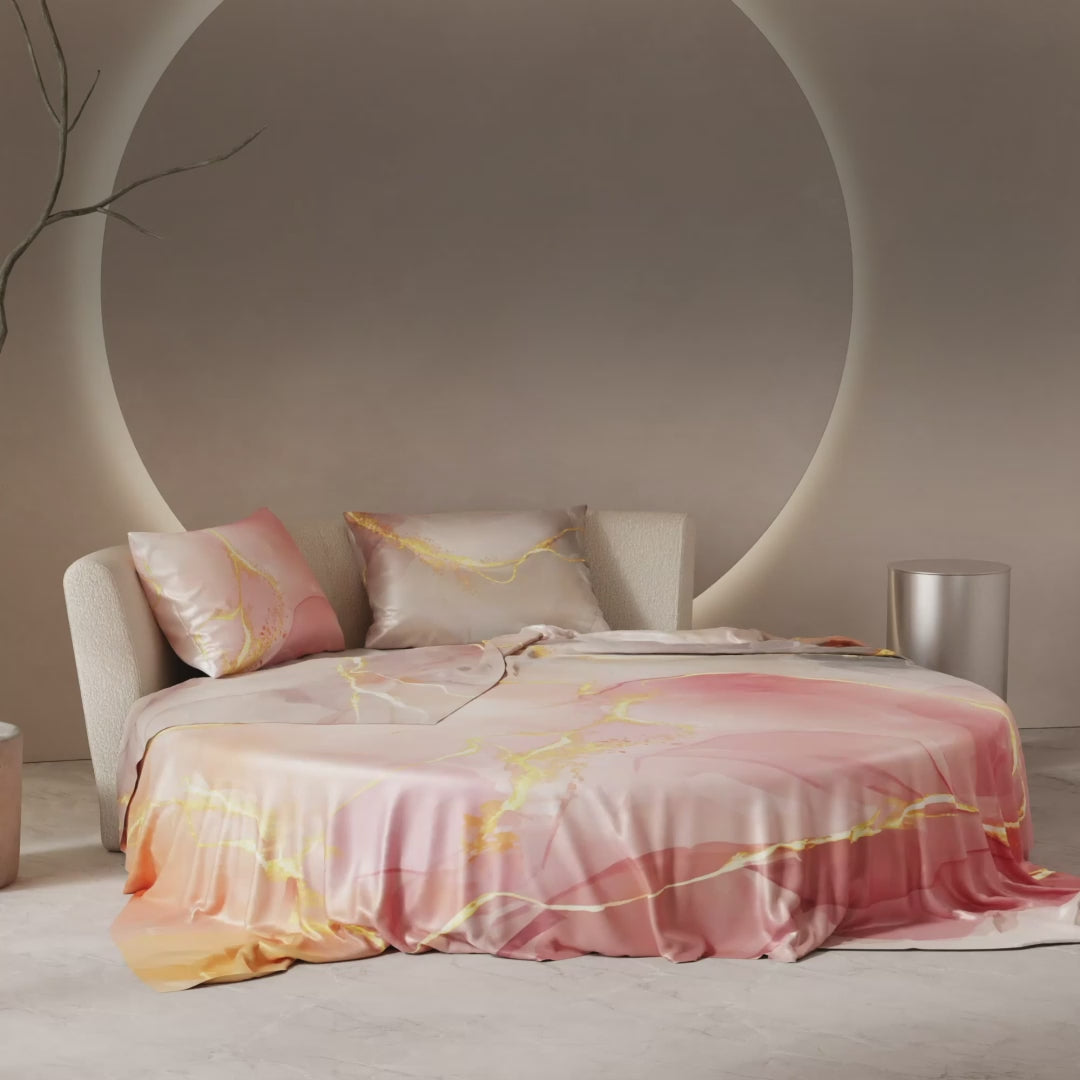 Dawn’s Brushstroke Bedsheet Set