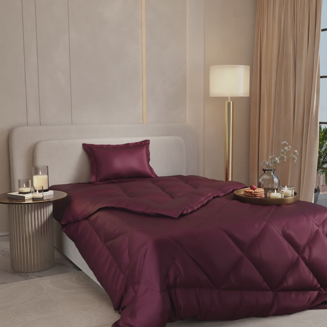 Velvet Wine Comforter