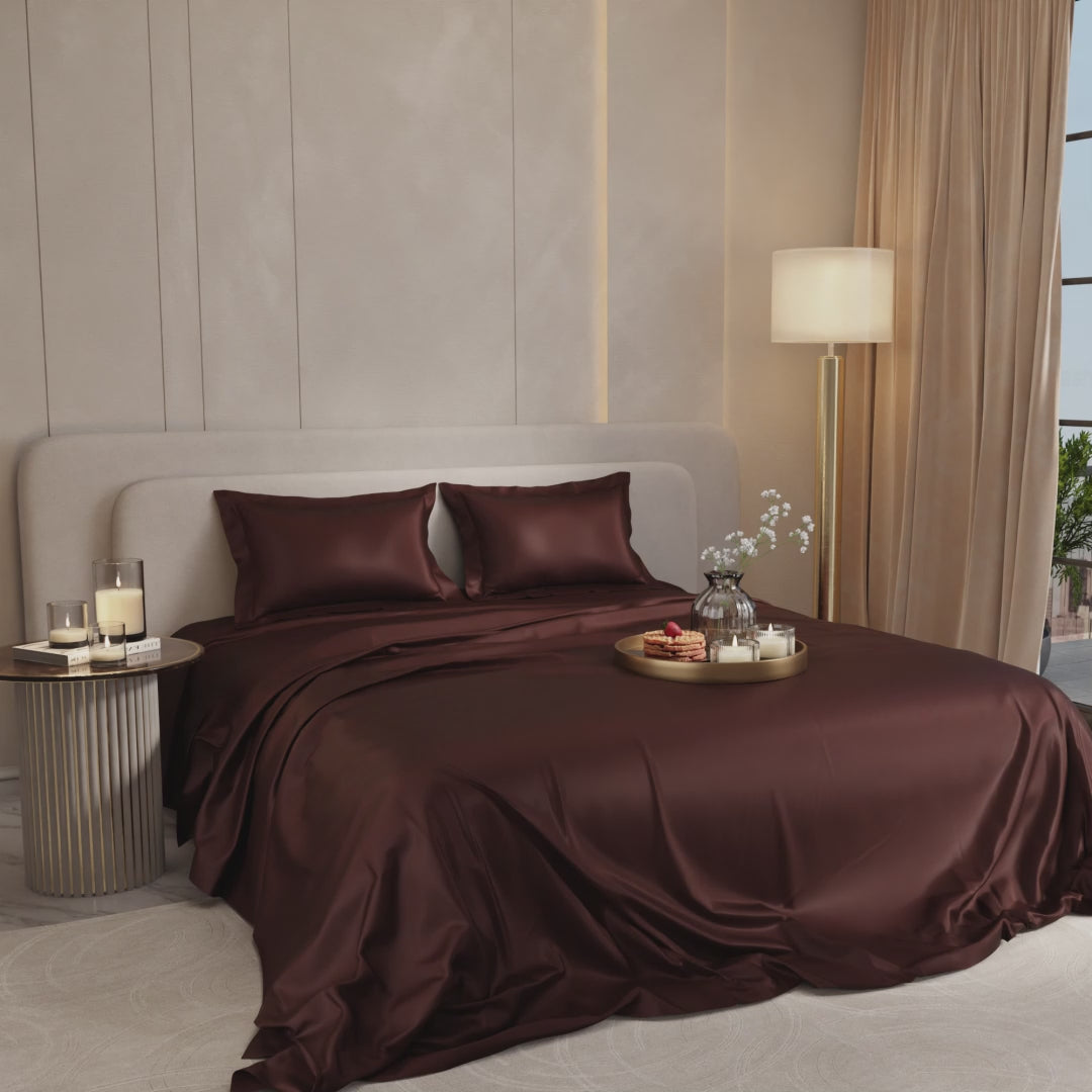 Hot Chocolate Flat Bedsheet Set