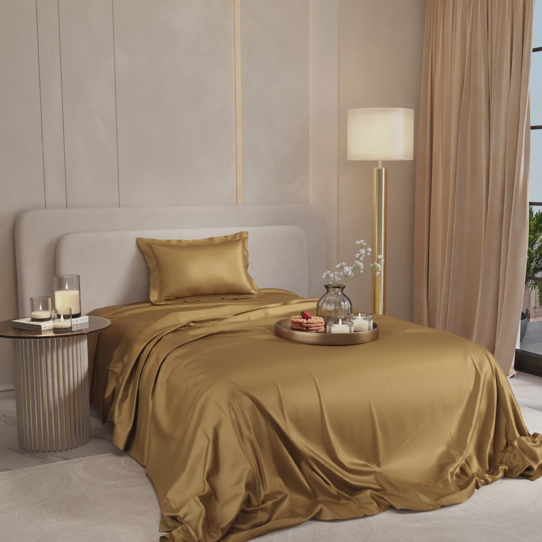 Eternal Glow Flat Bedsheet Set