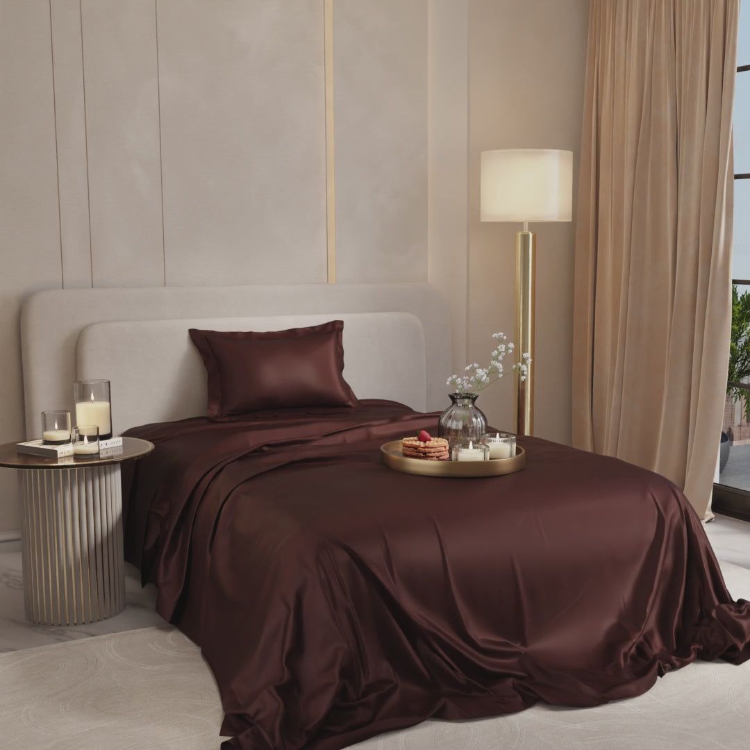 Hot Chocolate Flat Bedsheet Set