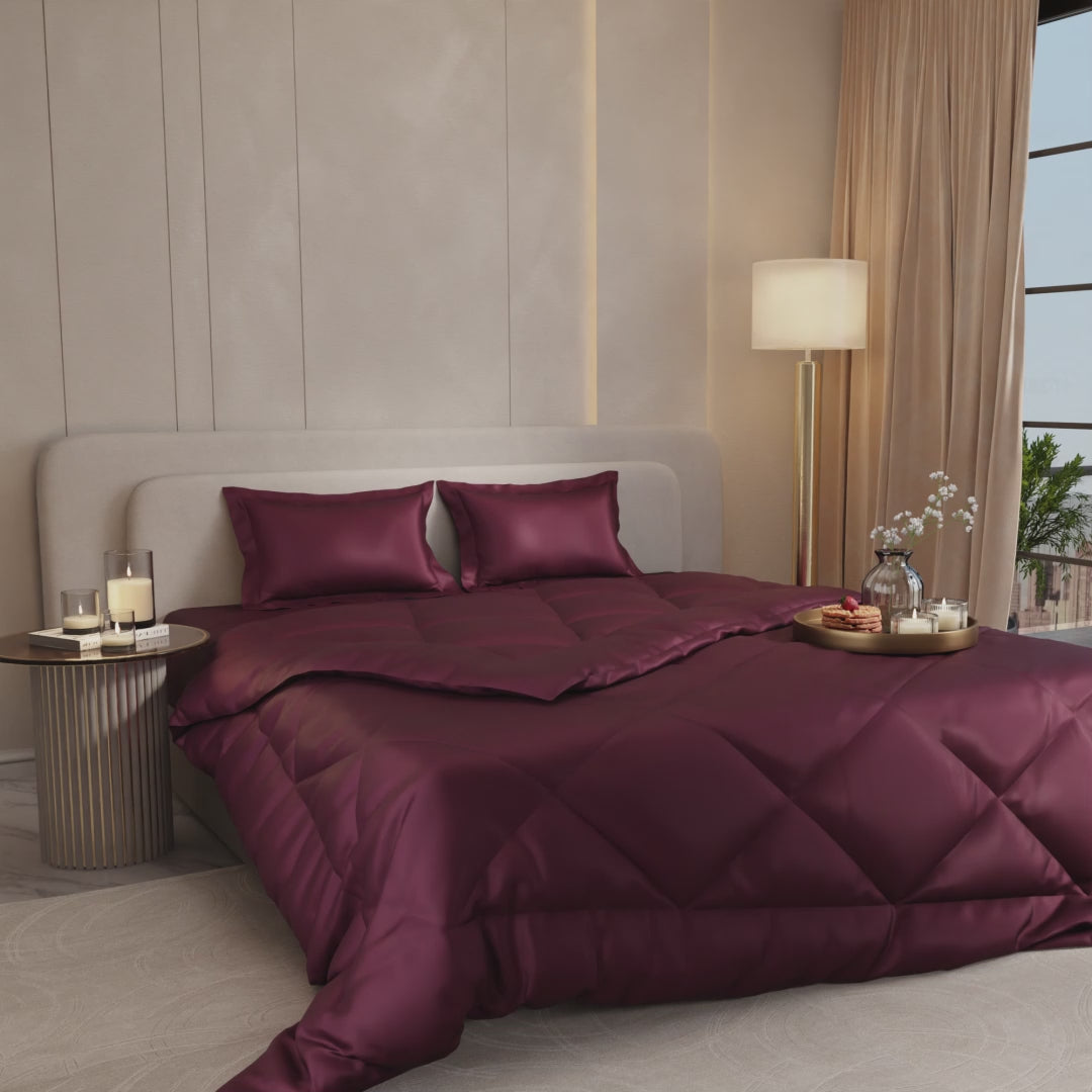 Velvet Wine Comforter