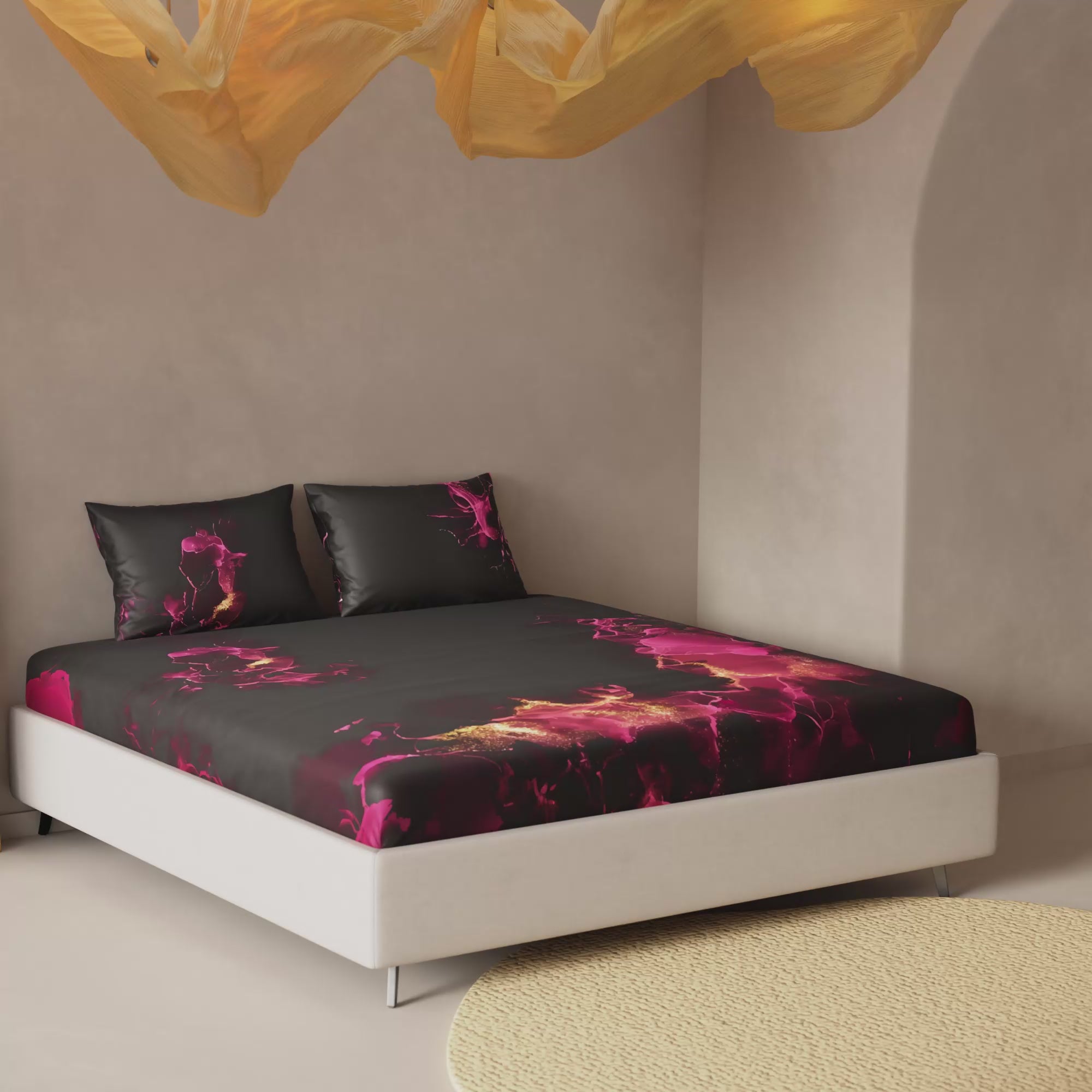 Shadows of the Flame Fitted Bedsheet Set