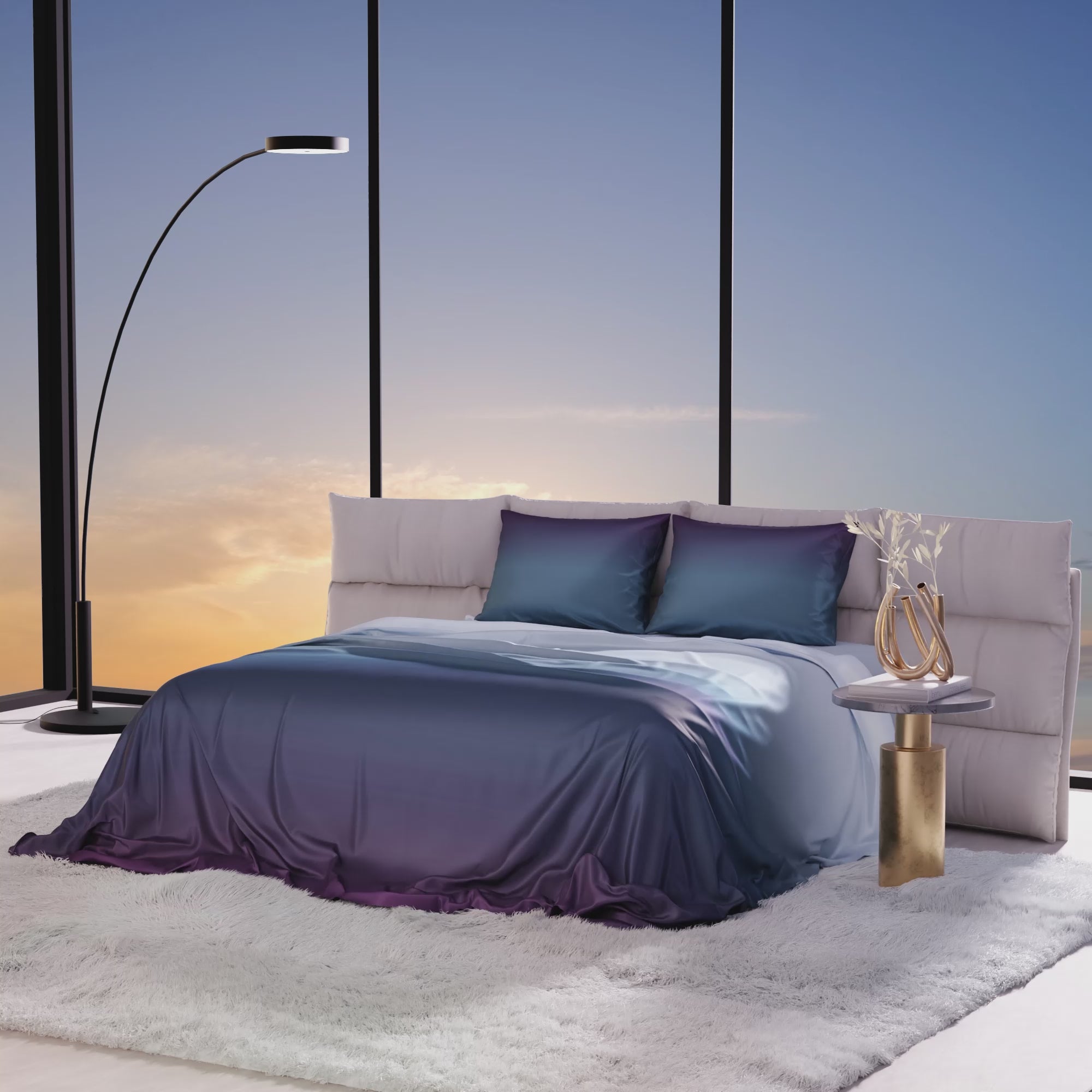 Lover's Dusk Bedsheet Set