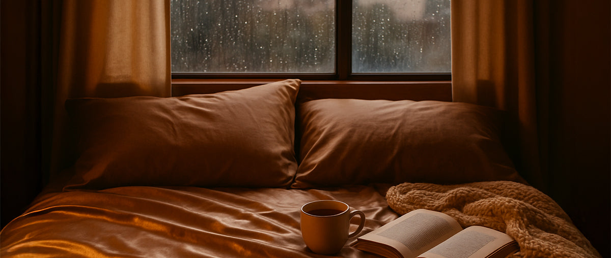 Luxury on a Rainy Day: How to Bring Warmth & Elegance to Your Bedroom