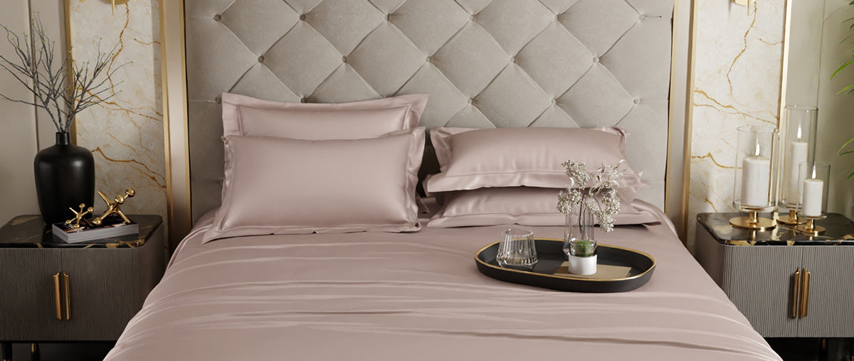 Liquid Gold: The Timeless Sophistication of Champagne Satin Bedsheets