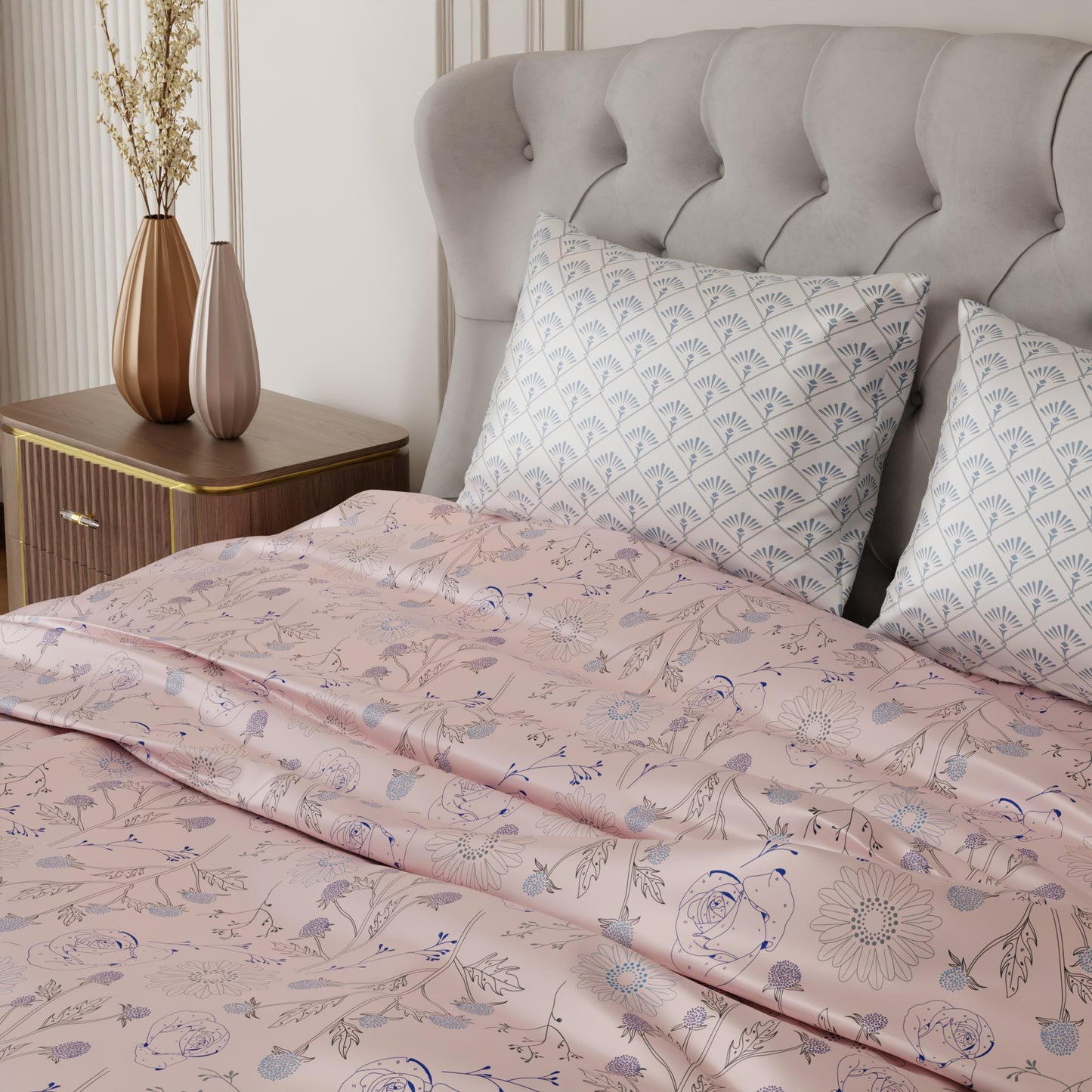 Paris Peach Fuzz Bedsheet Set